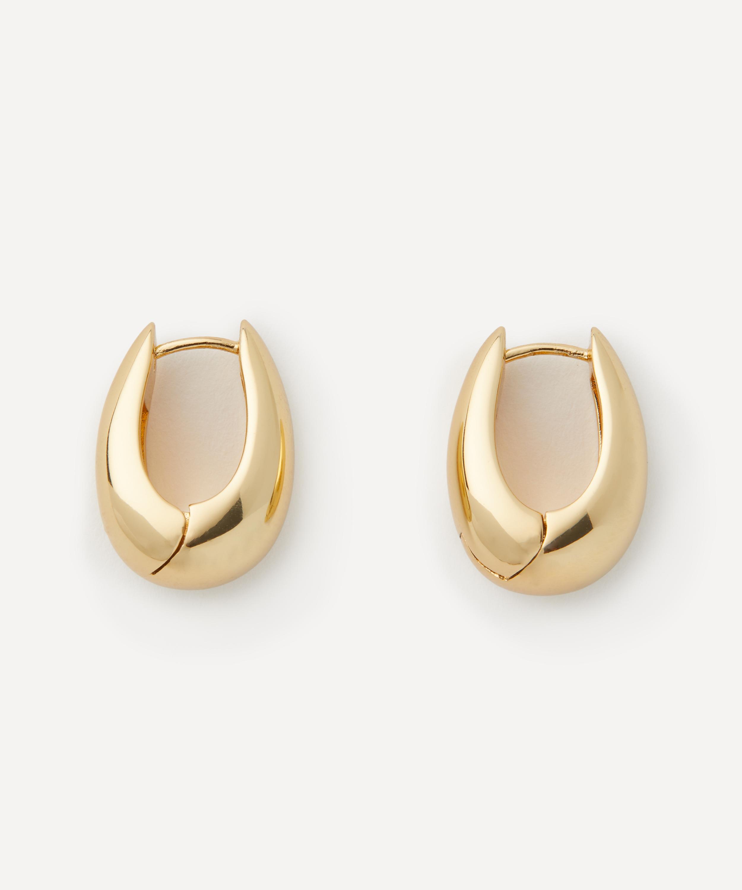 SHASHI - 14ct Gold-Plated Odyssey Hoop Earrings image number 1