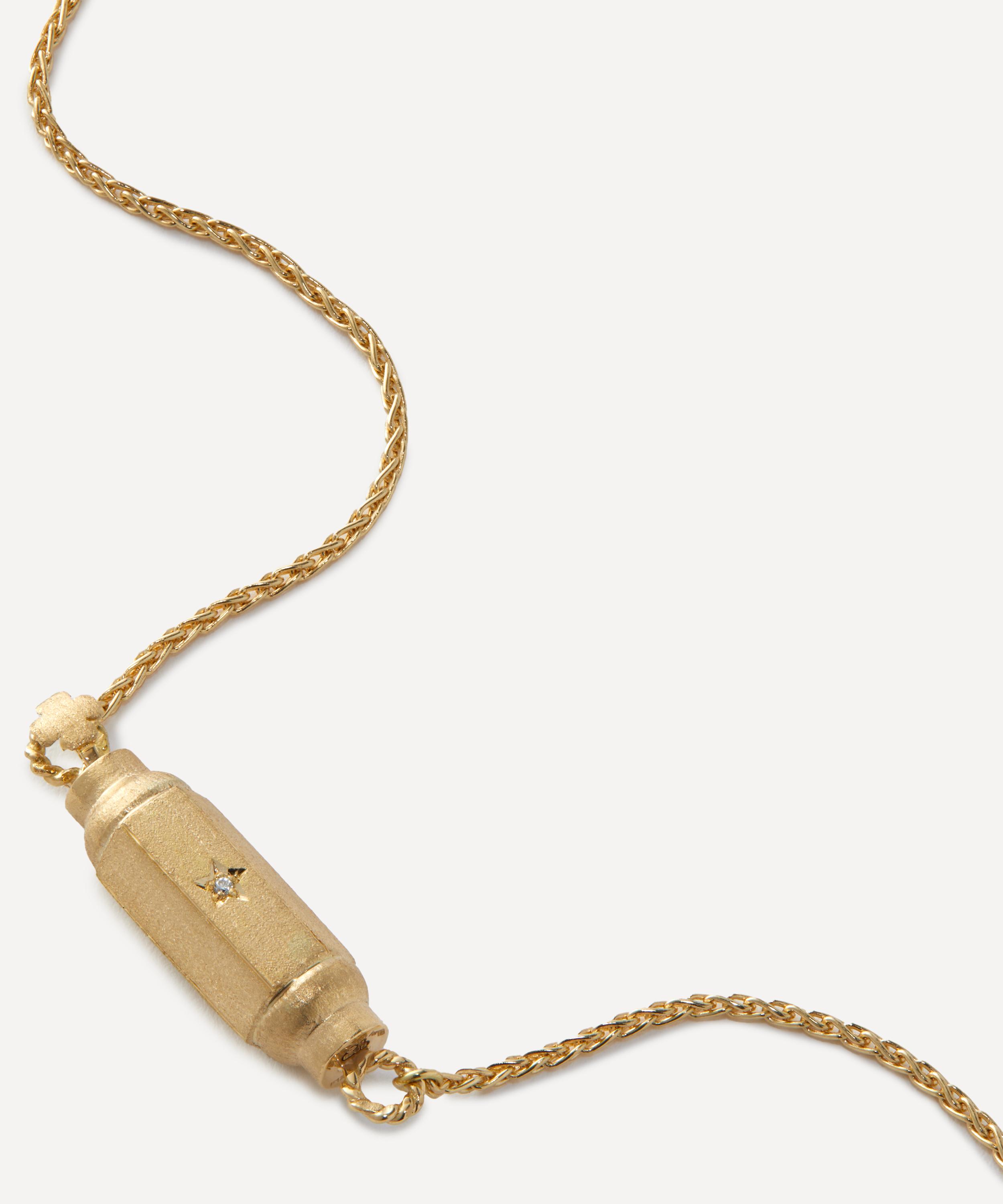 Marie Lichtenberg - 18ct Gold Micro Coco Locket Necklace