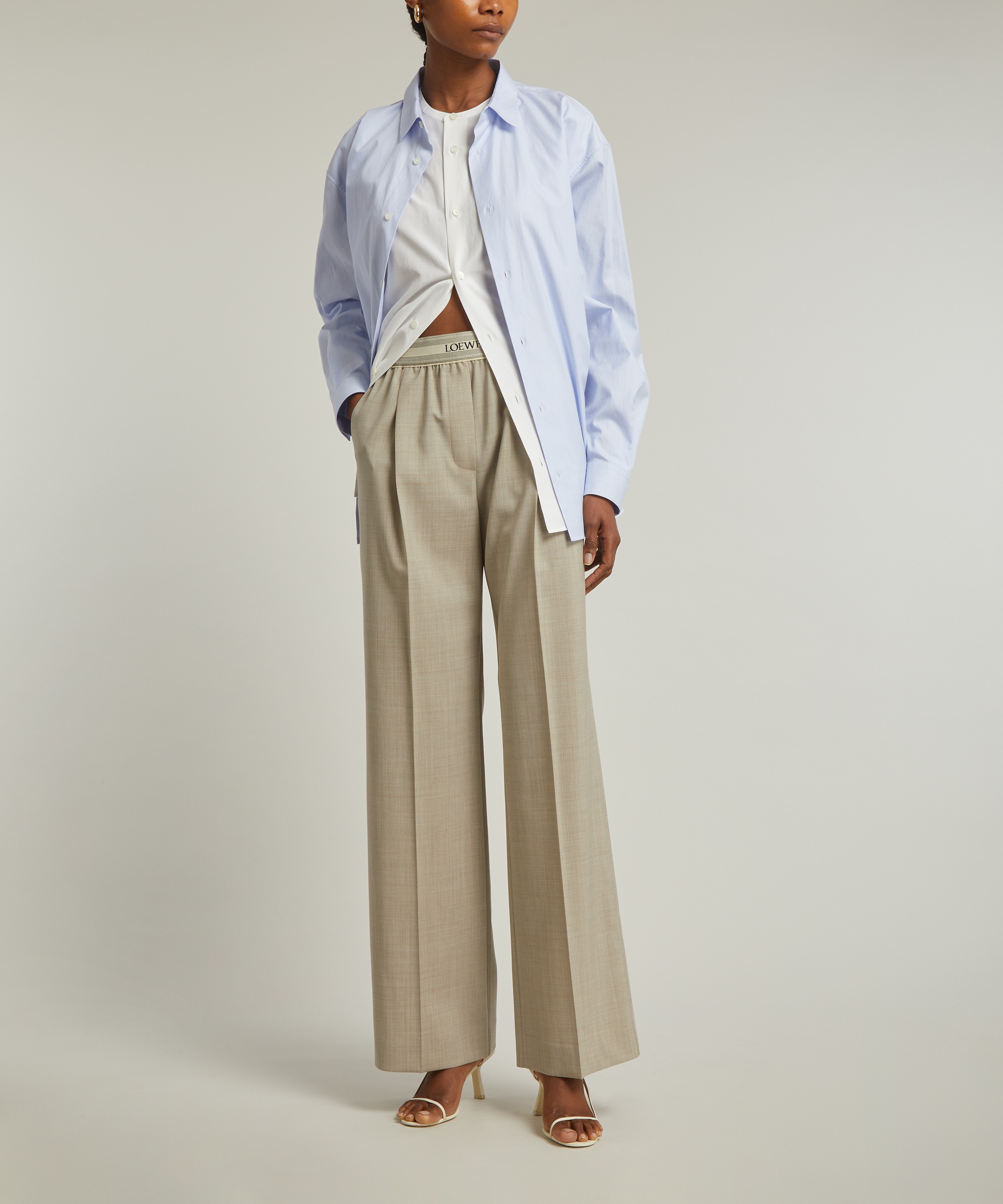 Loewe - Melange Wool Trousers image number 1