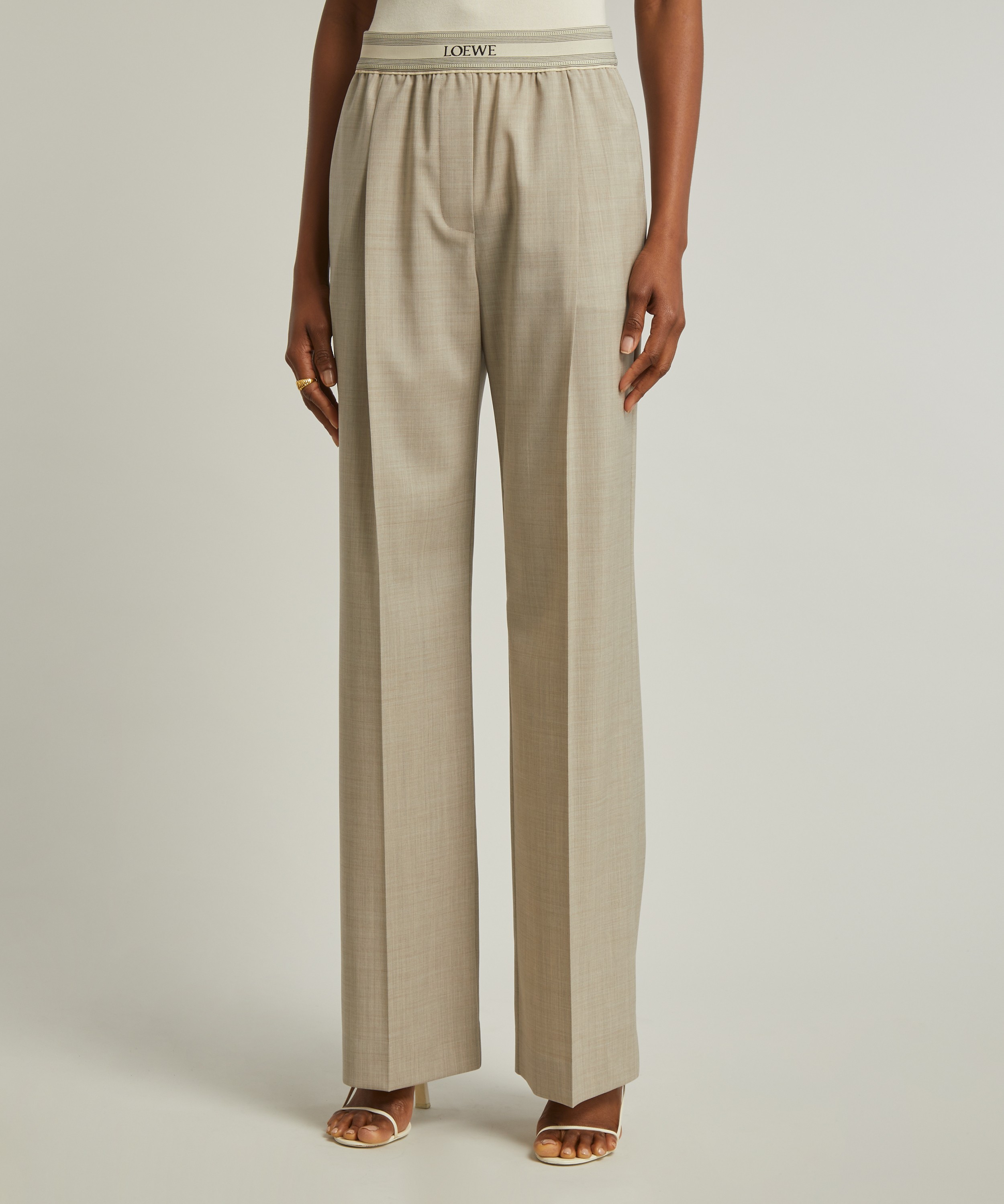 Loewe - Melange Wool Trousers image number 2