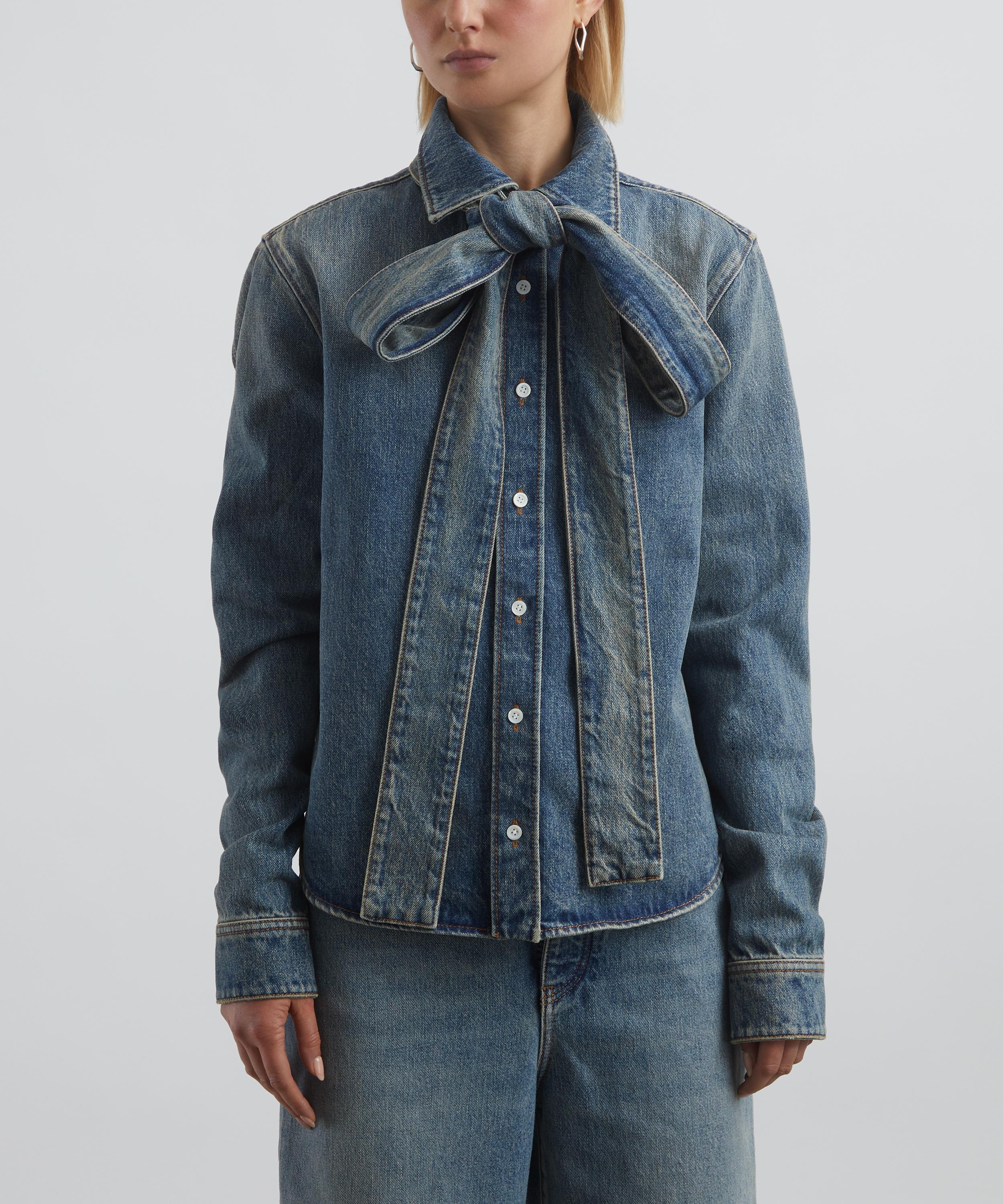 Loewe - Denim Bow Shirt image number 2