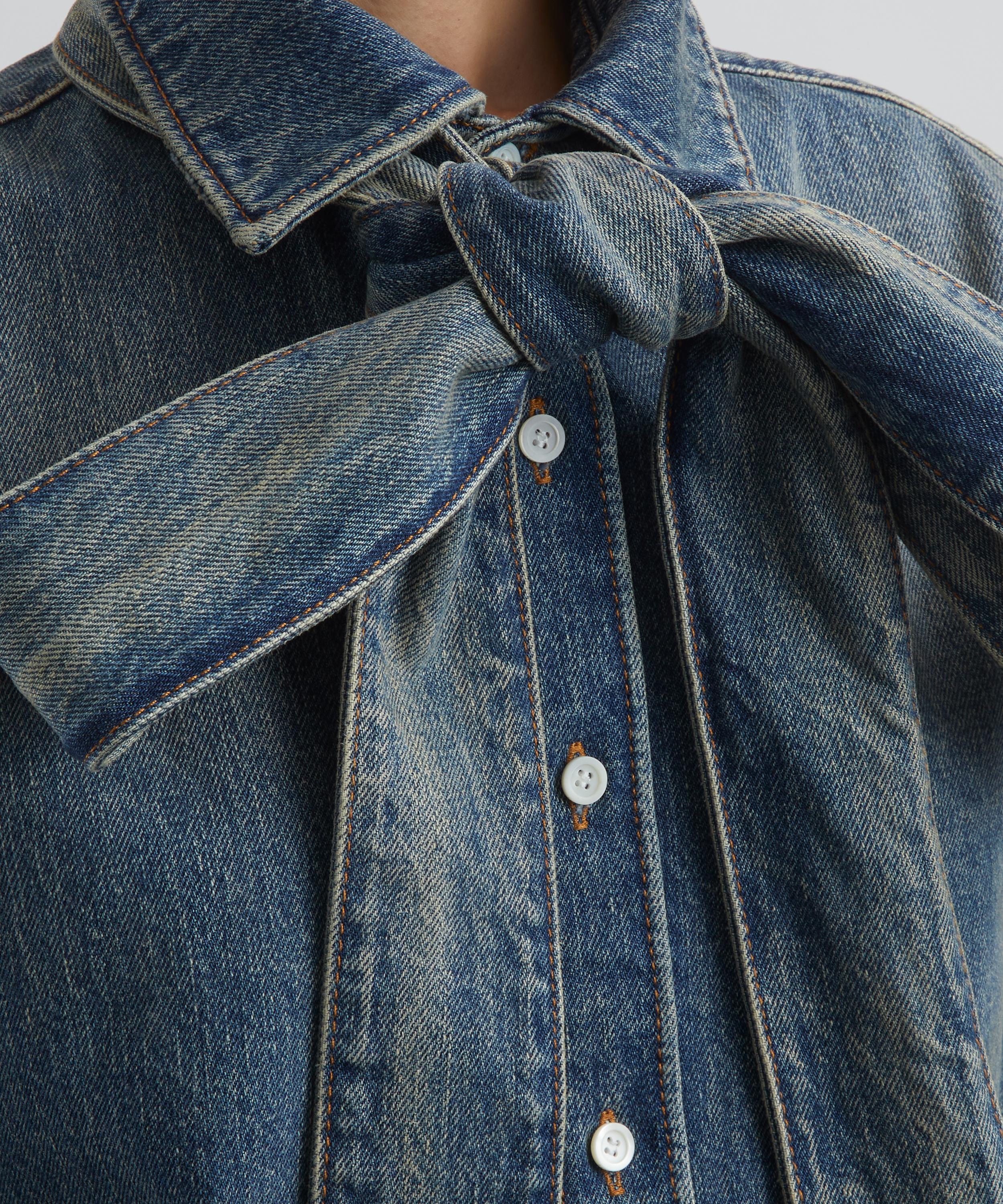 Loewe - Denim Bow Shirt image number 4