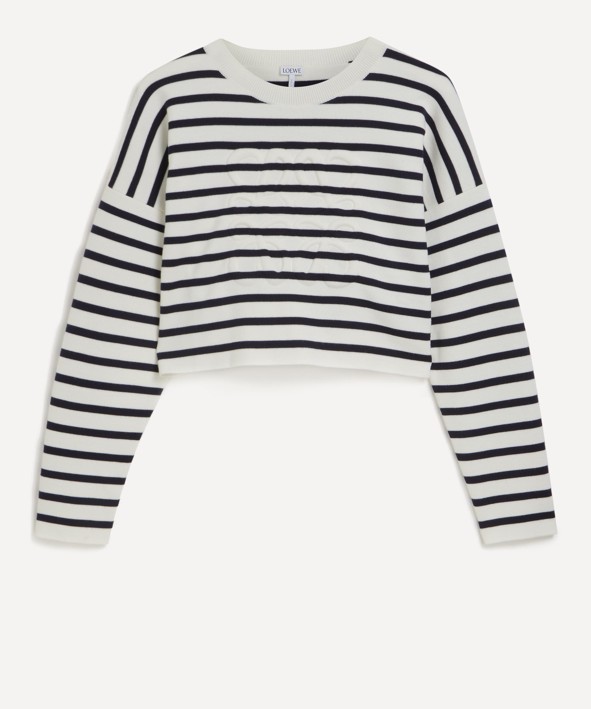 Loewe - Striped Anagram Wool Sweater image number 0