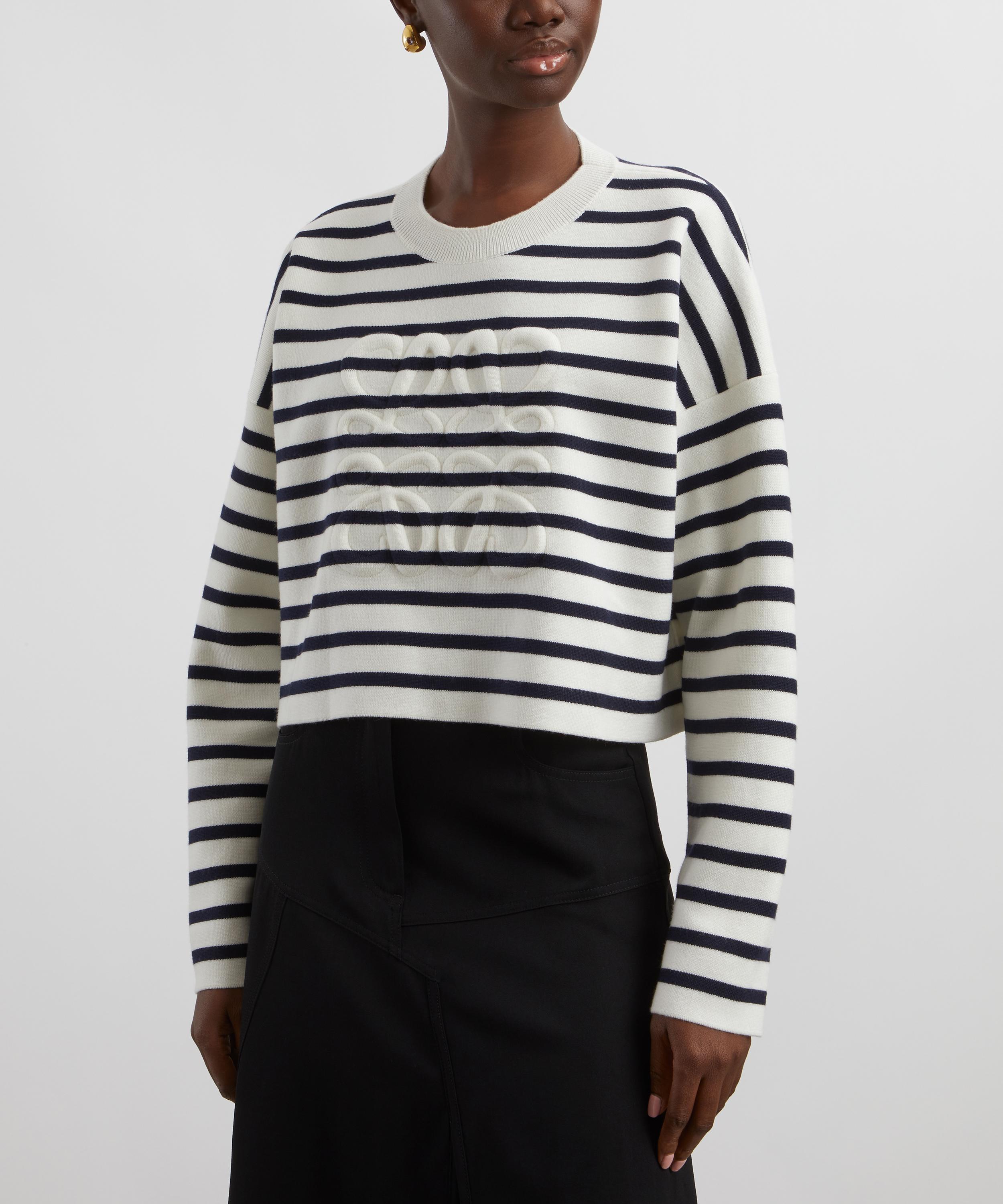 Loewe - Striped Anagram Wool Sweater image number 2