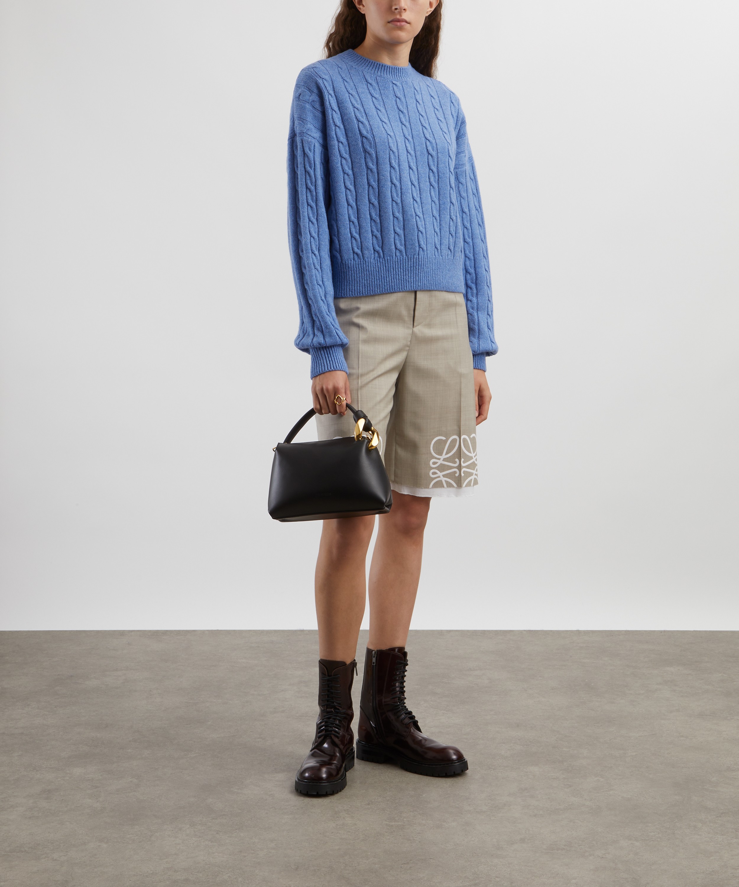 Loewe - Wool Cable-Knit Sweater image number 1