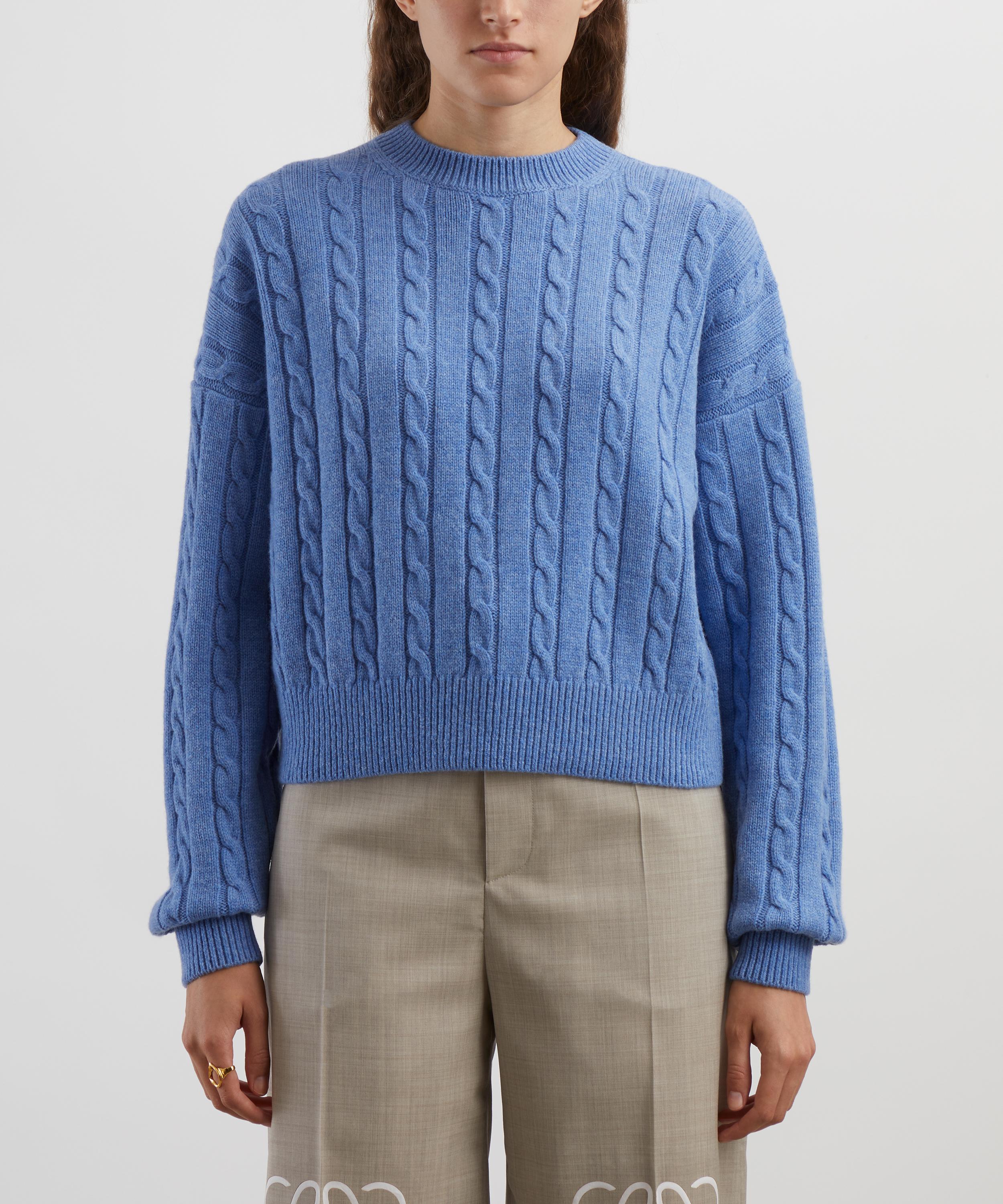 Loewe - Wool Cable-Knit Sweater image number 2