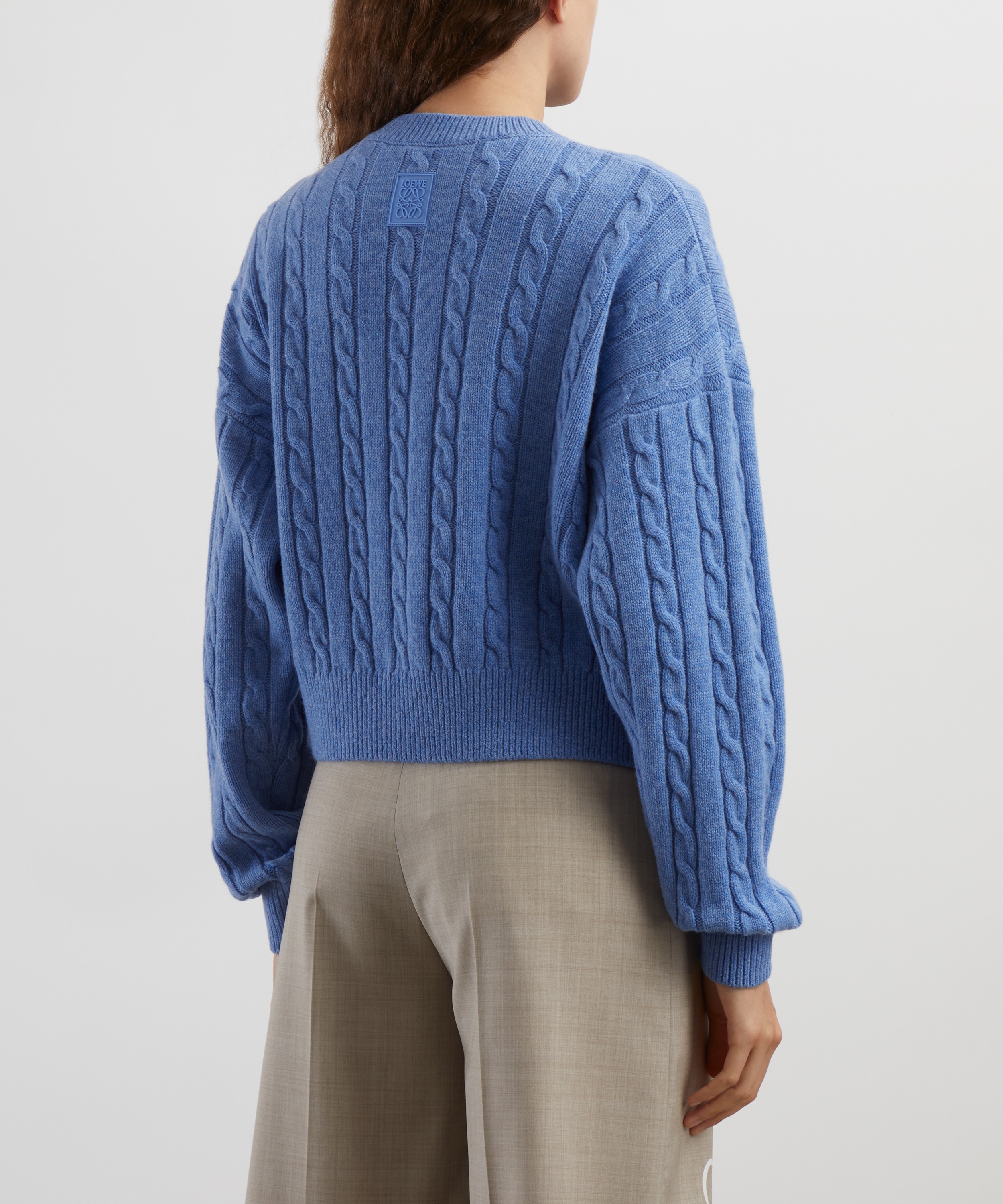 Loewe - Wool Cable-Knit Sweater image number 3