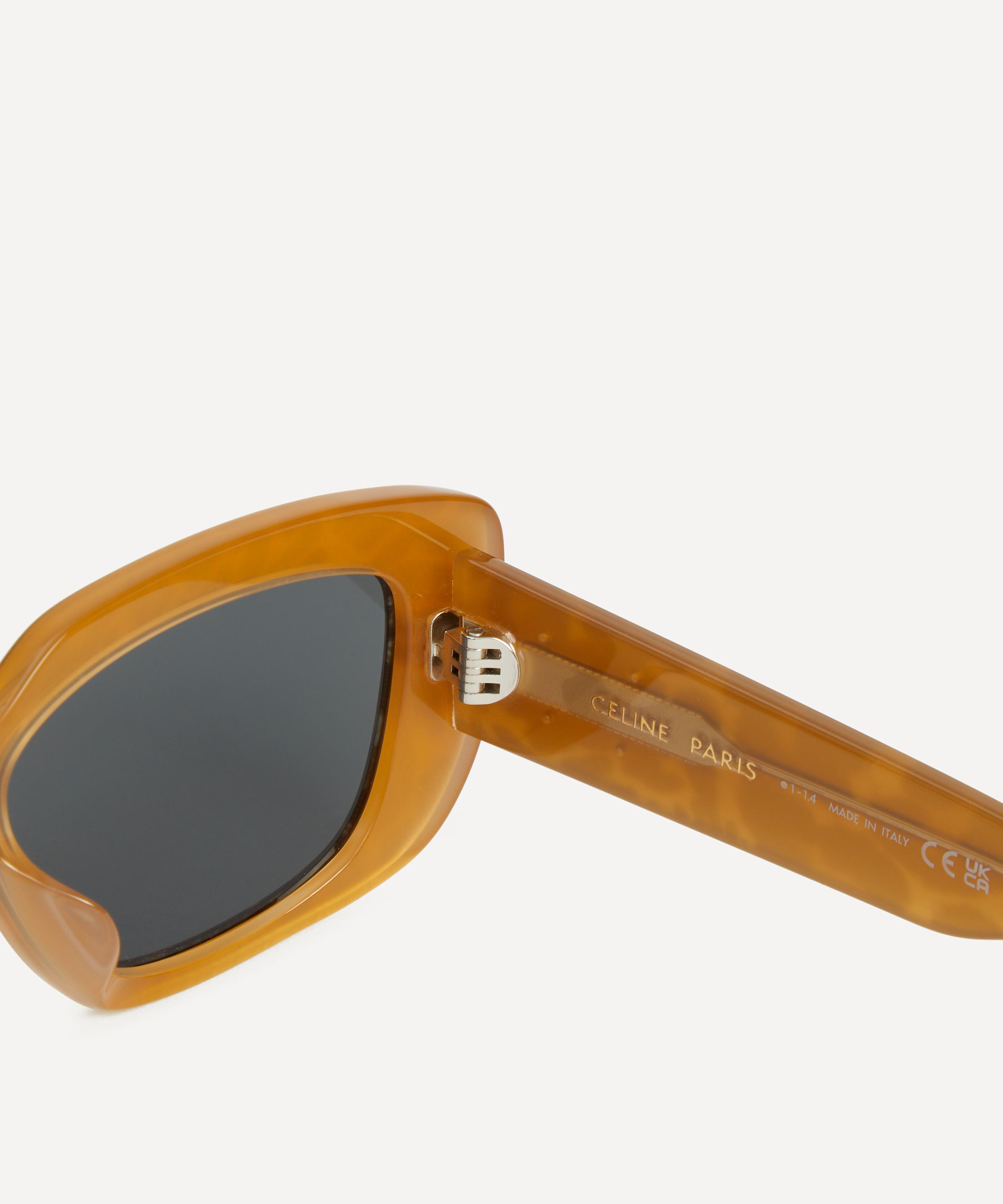 Celine - Triomphe Animal Pattern Rectangle Sunglasses image number 2