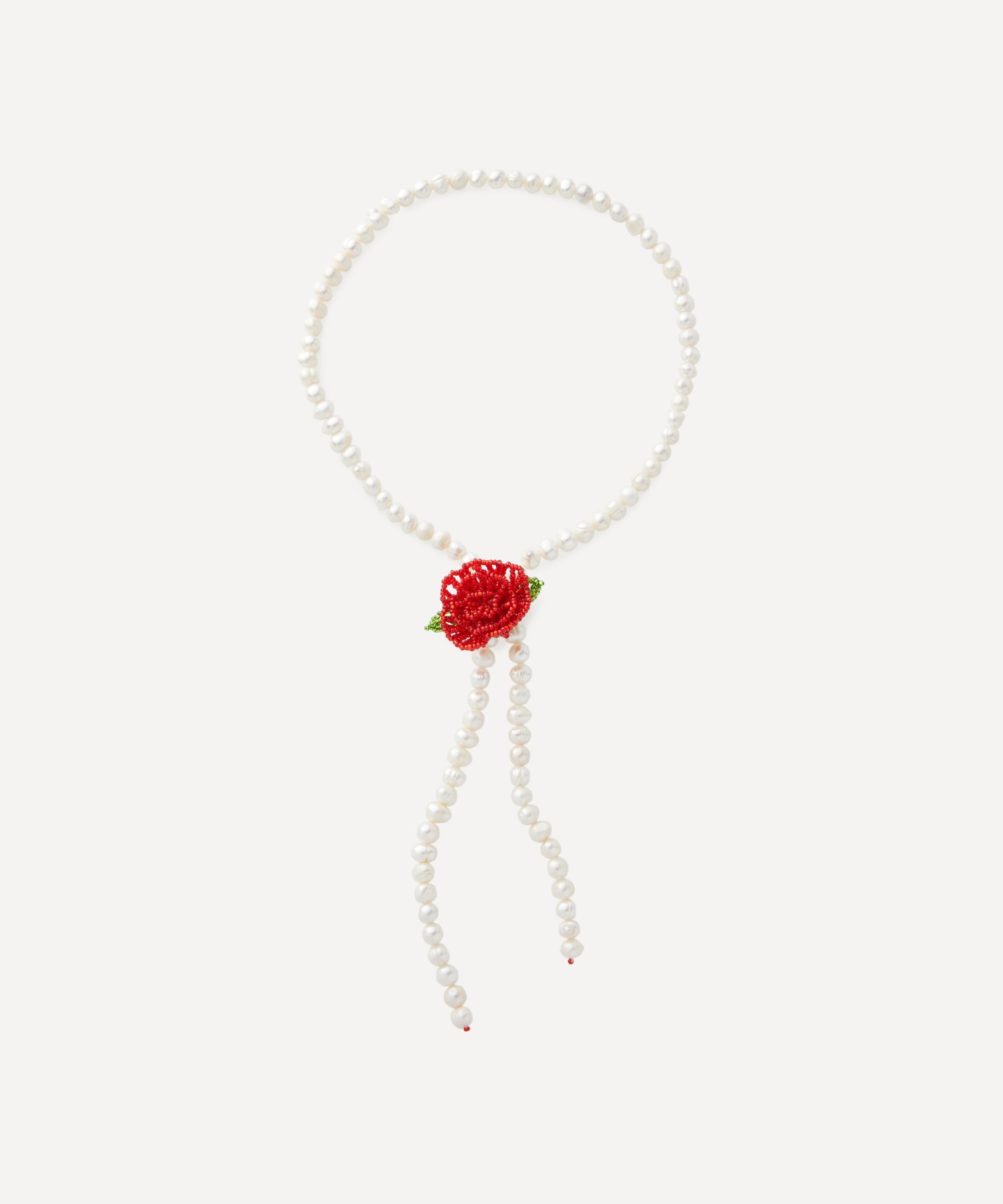 Pura Utz - Rose Texas Tie Lariat Necklace