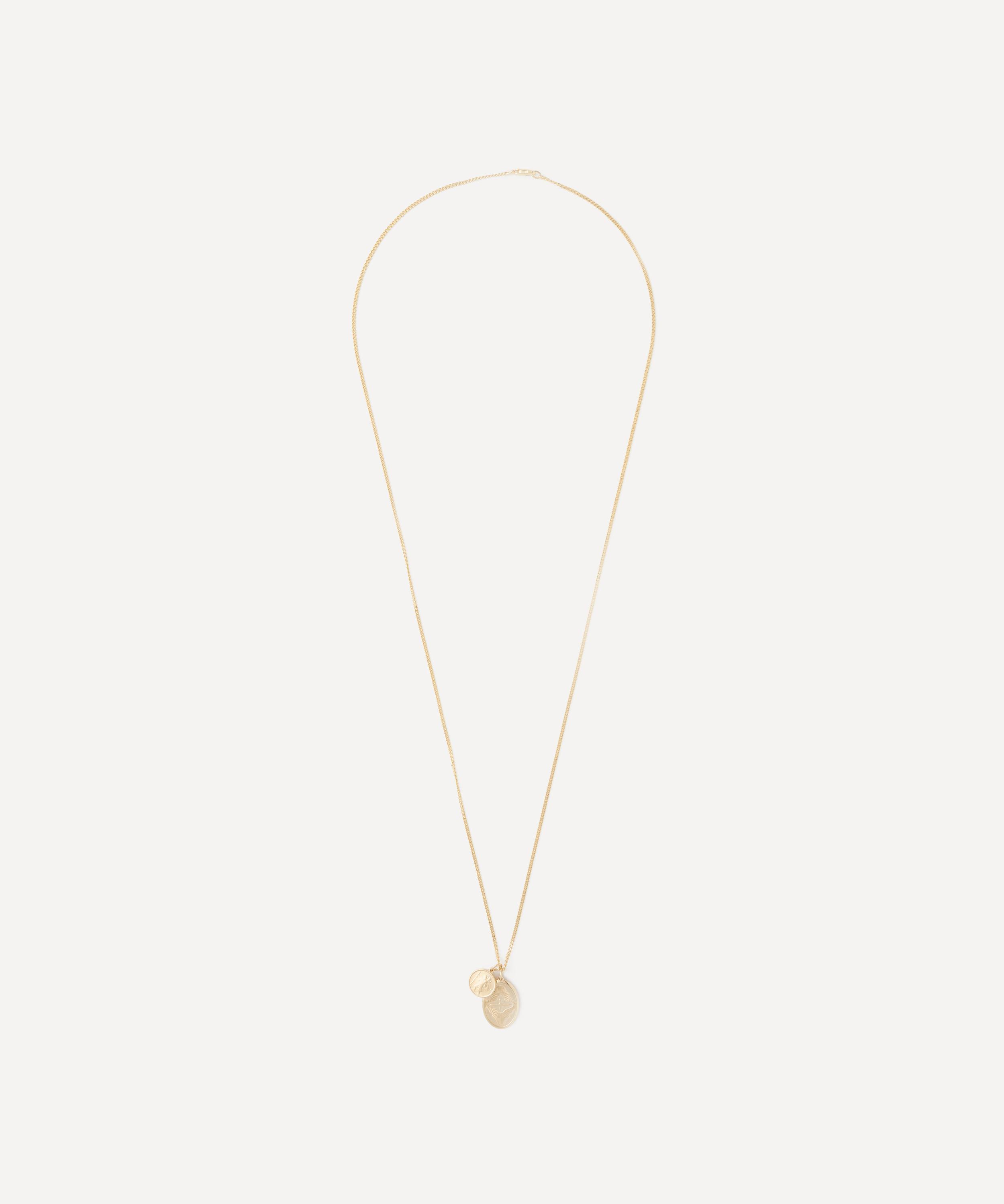 Miansai - 18ct Gold-Plated Vermeil Silver Mini Dove Pendant Necklace image number 0