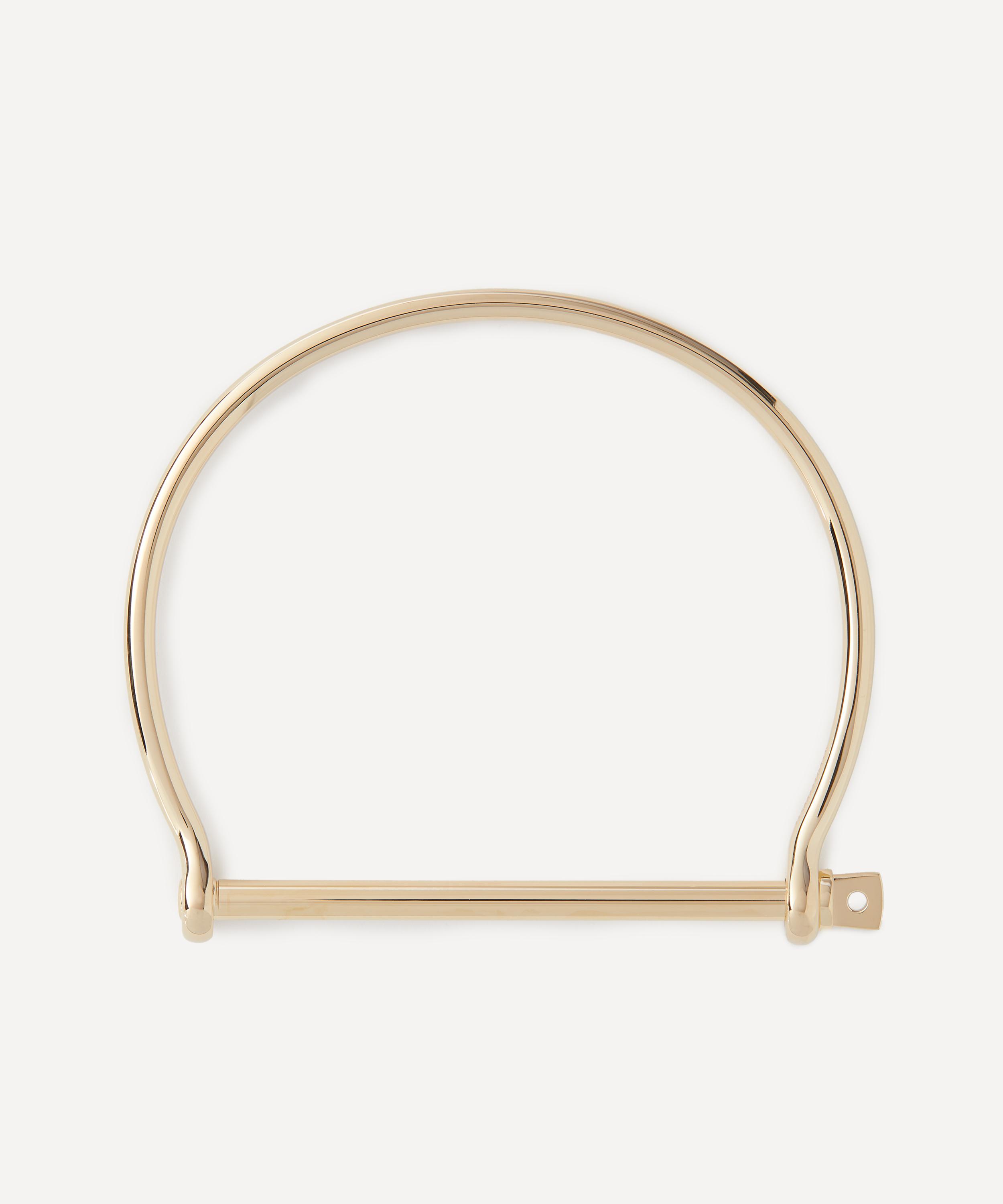 Miansai - 18ct Gold-Plated Thin Screw Cuff Bracelet image number 0