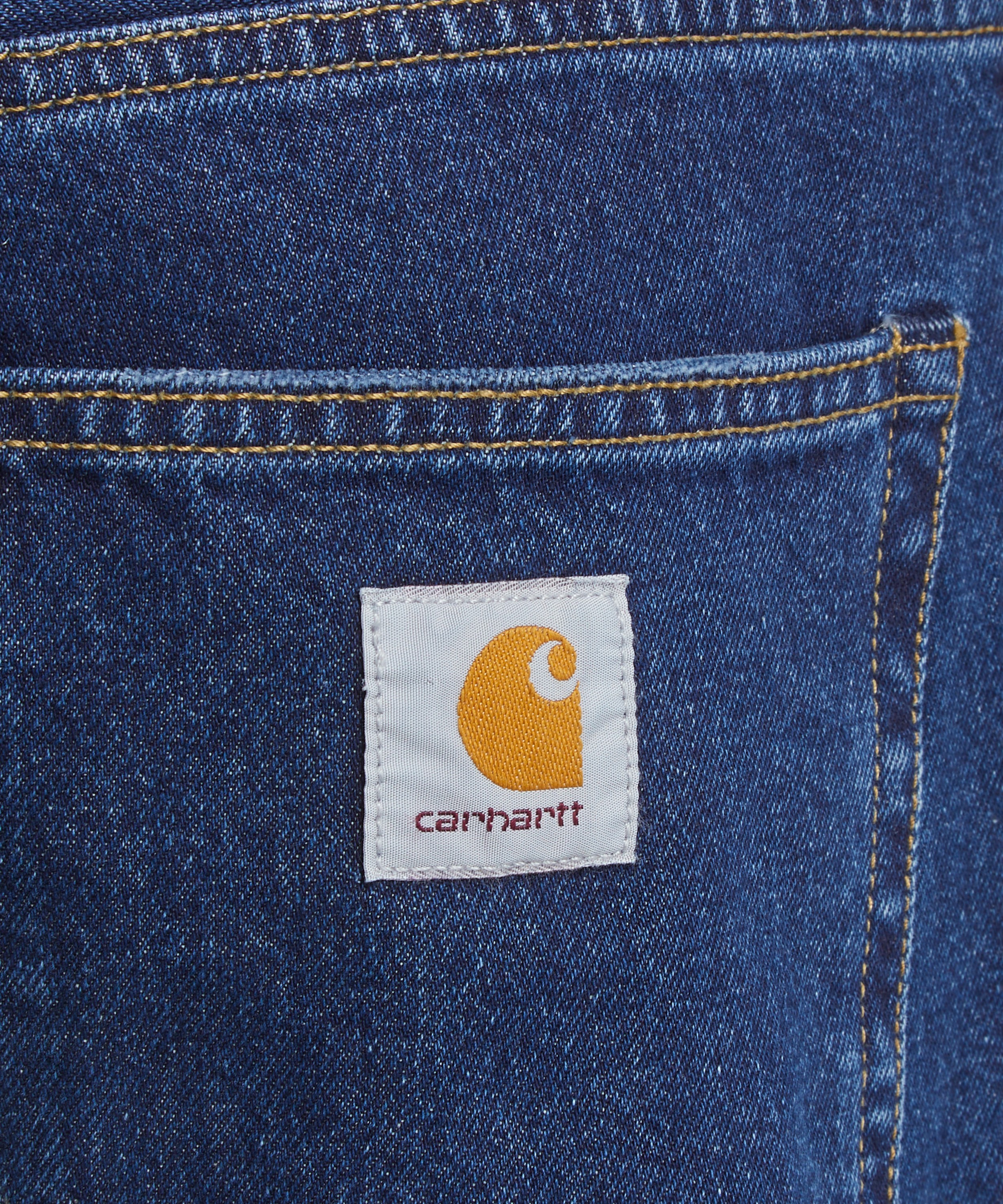 Carhartt WIP - Landon Robertson Denim Trousers in Blue Stonewashed image number 4