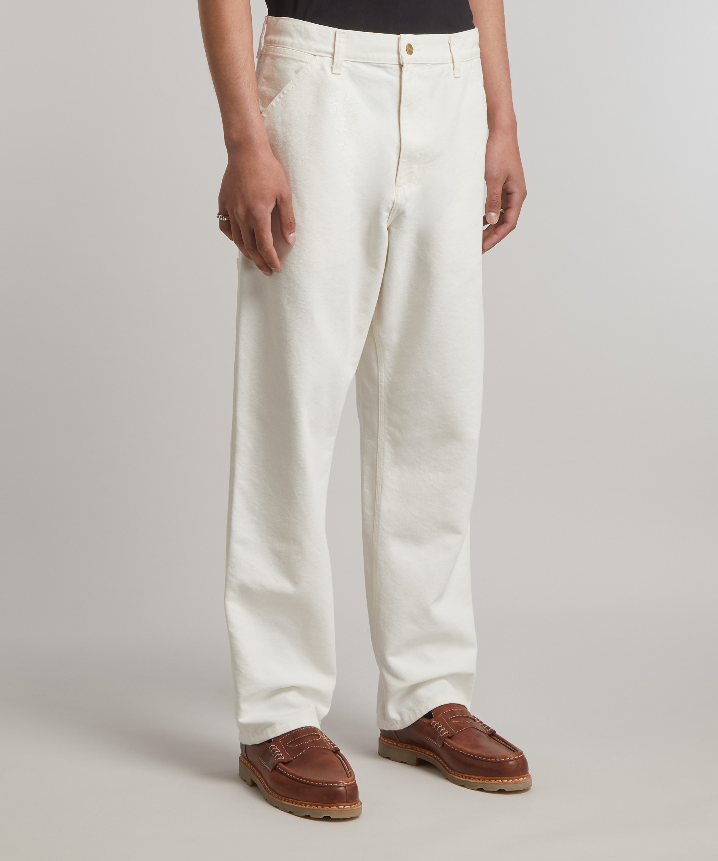 Carhartt WIP - Single Knee Dearborn Canvas Trousers image number 2