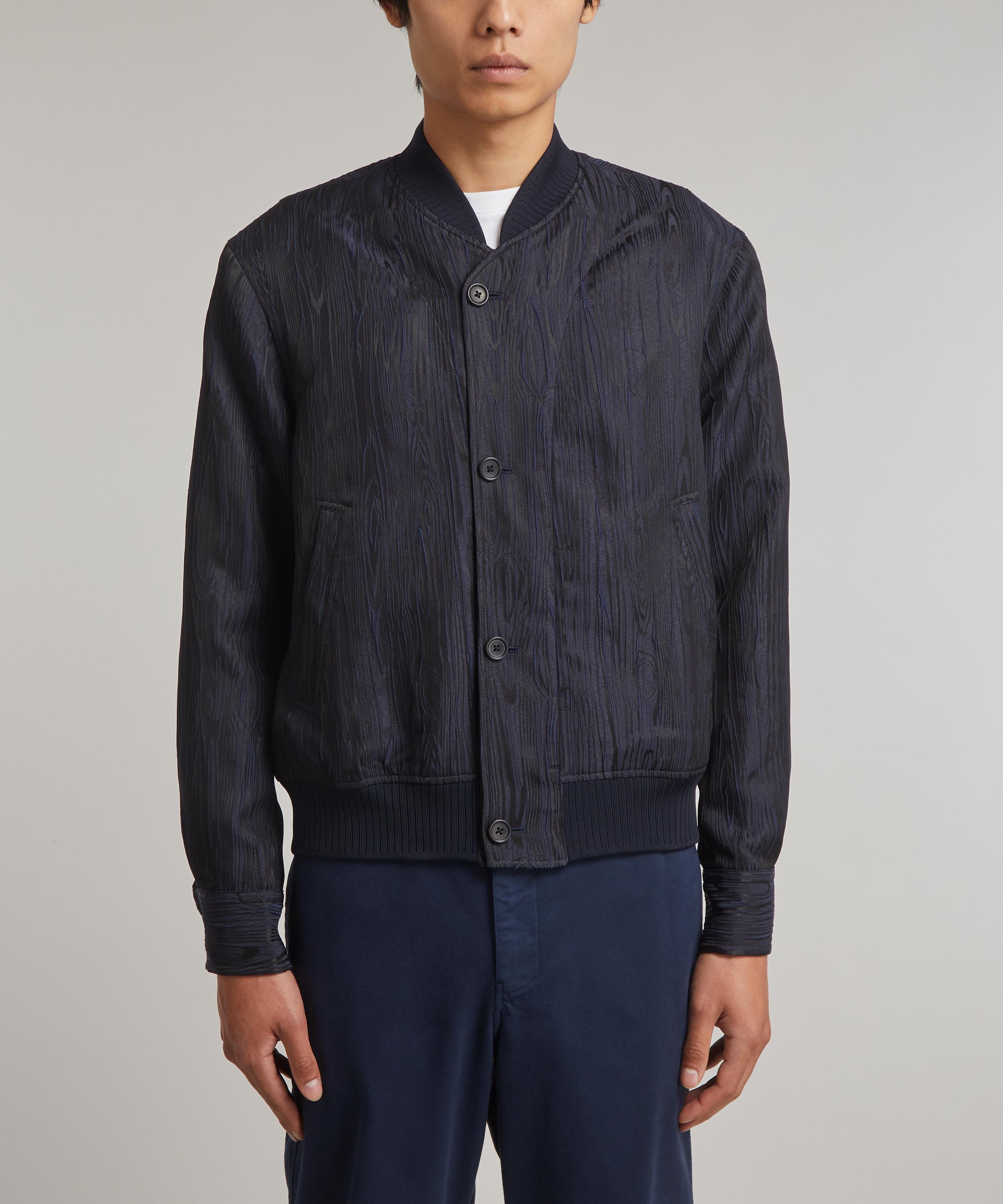 PS Paul Smith - Navy Textured Bomber Jacket image number 2