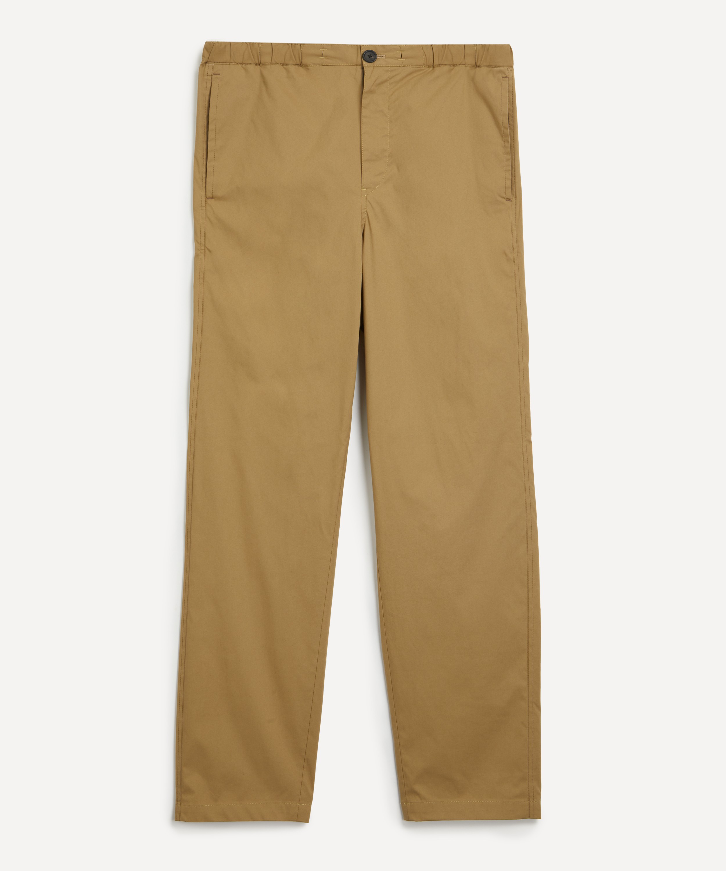 PS Paul Smith - Camel Chino Drawstring Trousers image number 0