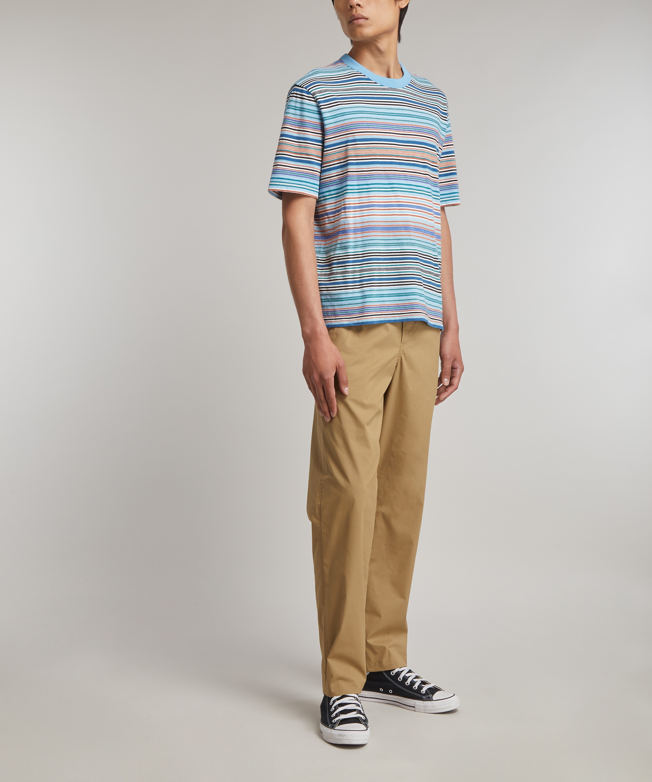 PS Paul Smith - Camel Chino Drawstring Trousers image number 1