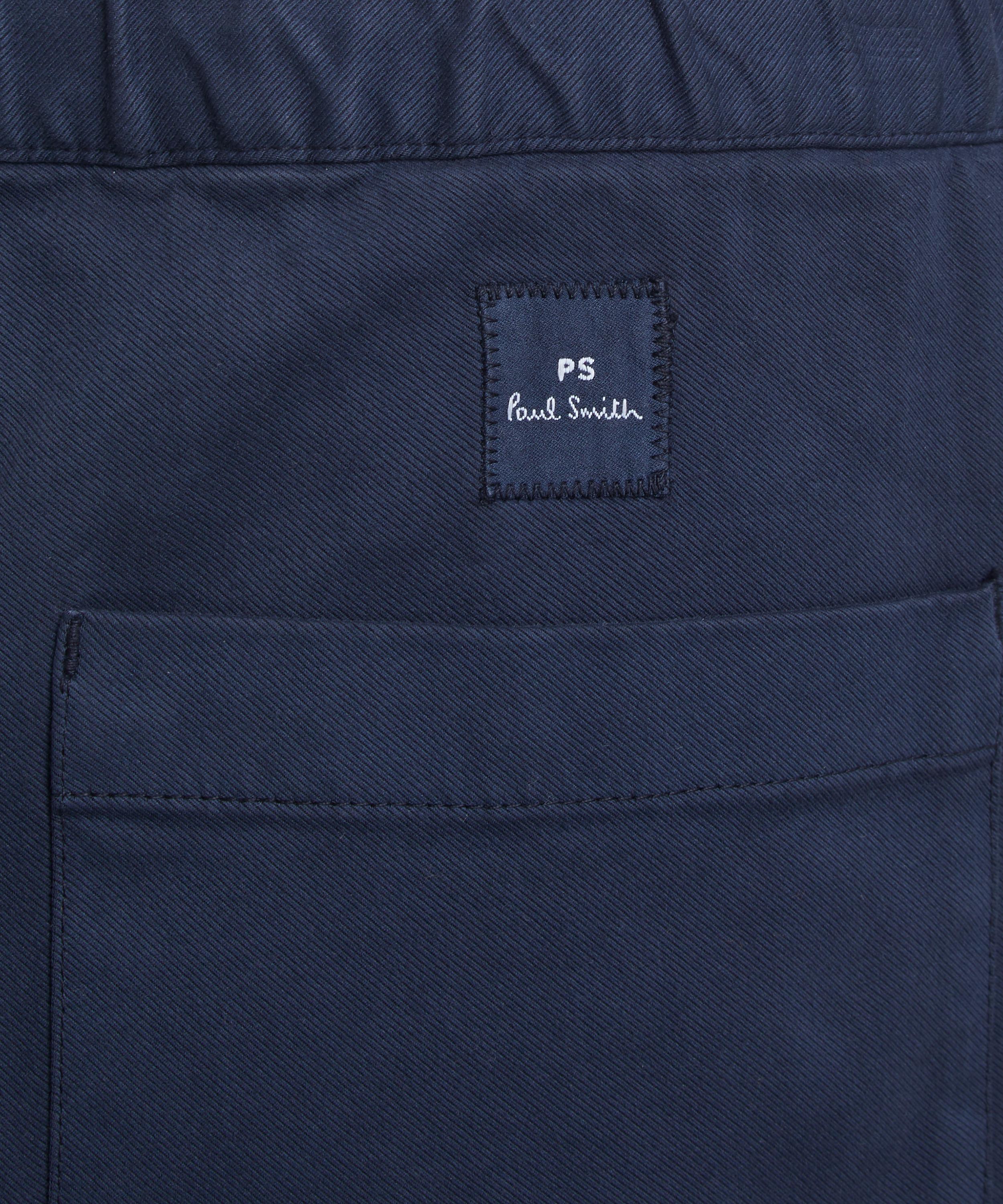 PS Paul Smith - Navy Chino Drawstring Trousers image number 4