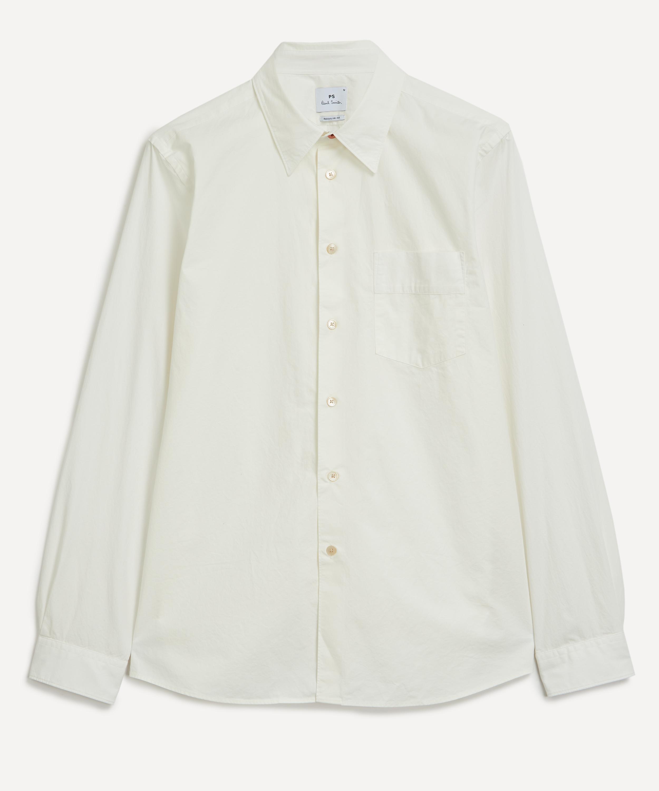 PS Paul Smith - White Regular Fit Cotton Shirt  image number 0