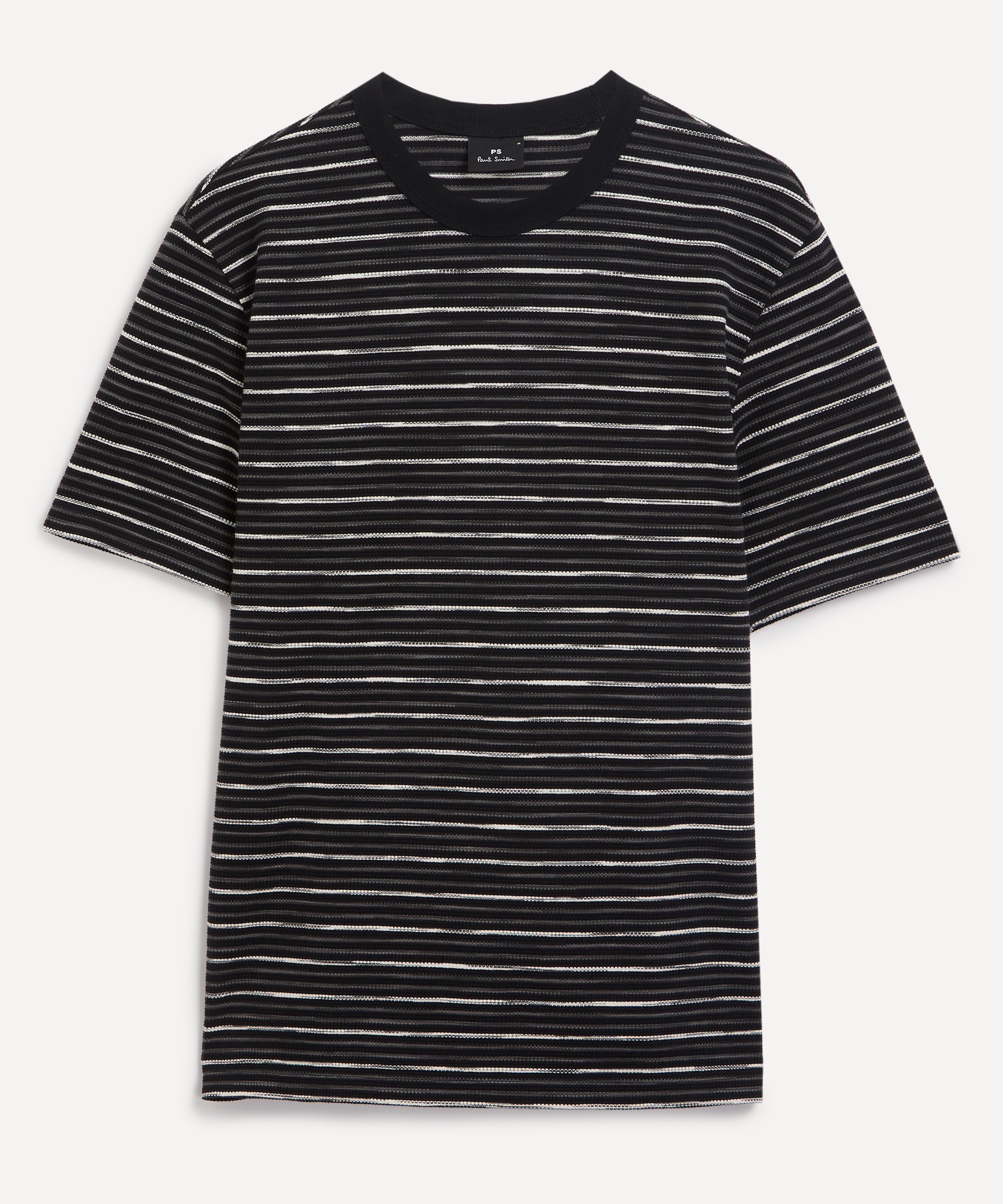 Paul Smith - Textured-Stripe T-Shirt image number 0