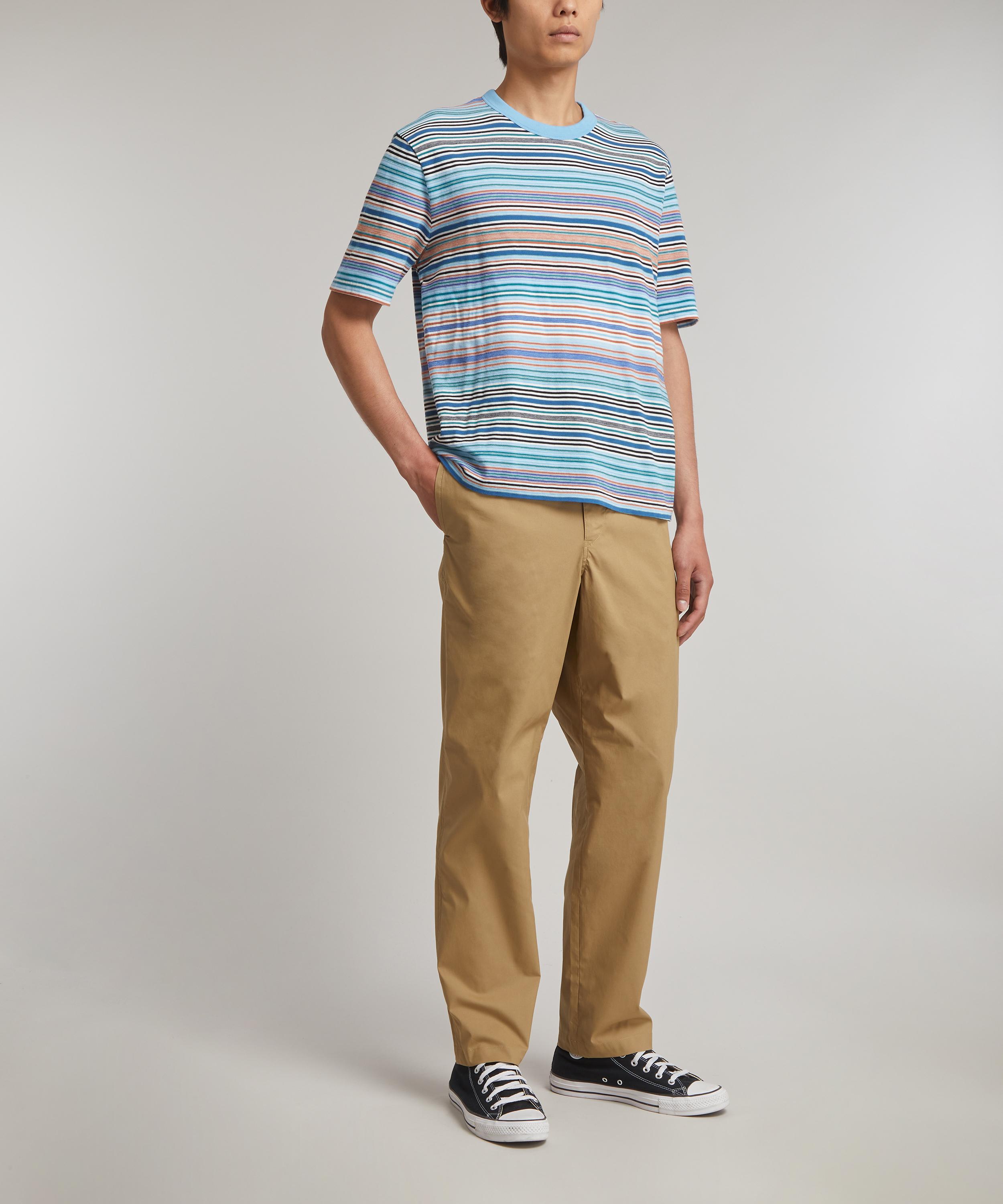 Paul Smith Multi Stripe Cotton T-Shirt | Liberty