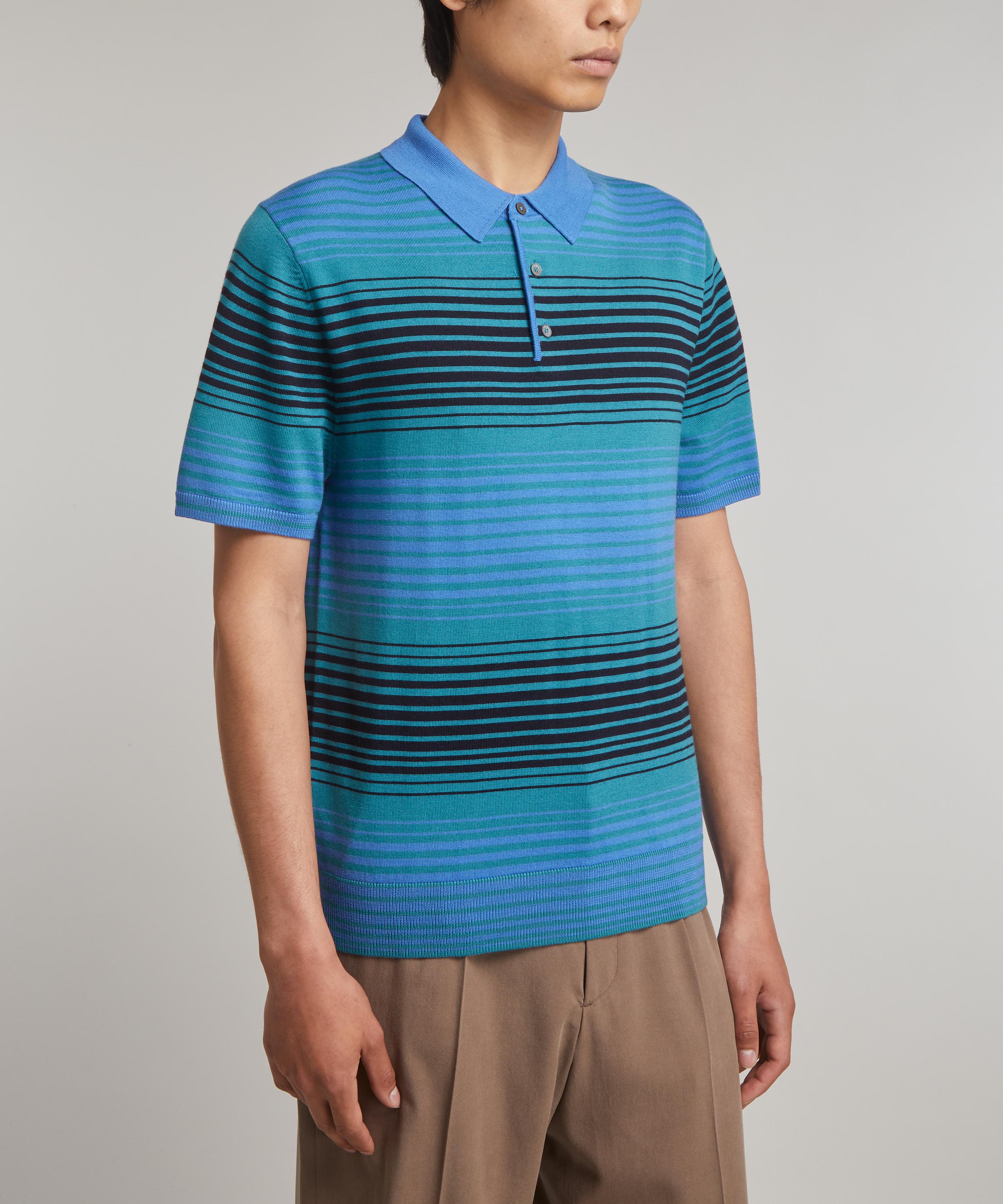 Paul Smith - Wool Knit Polo Shirt image number 2