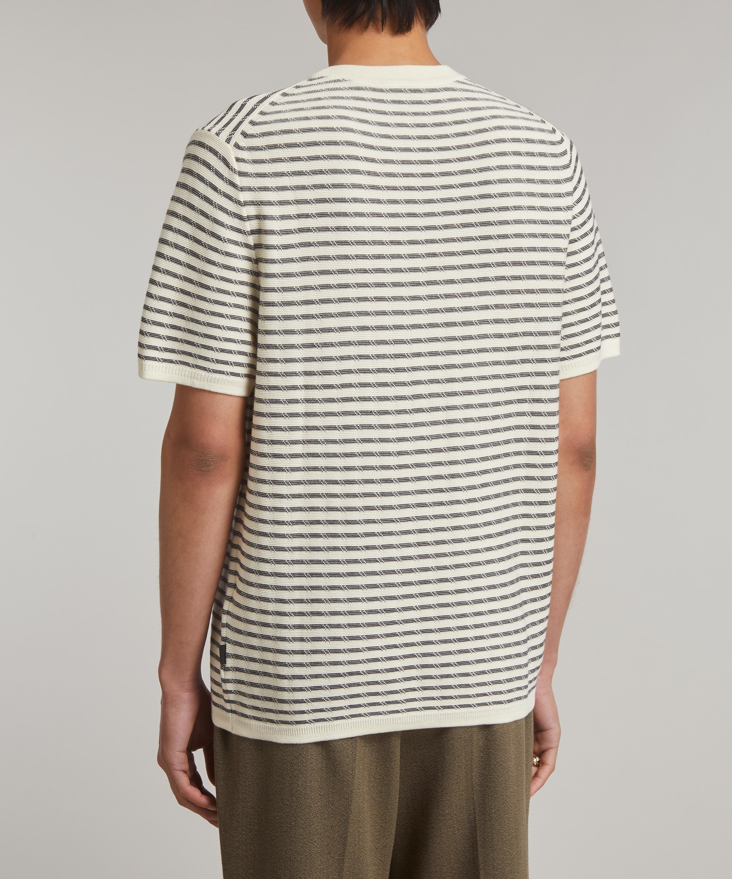 PS Paul Smith - Knitted Cotton Stripe T-Shirt image number 3