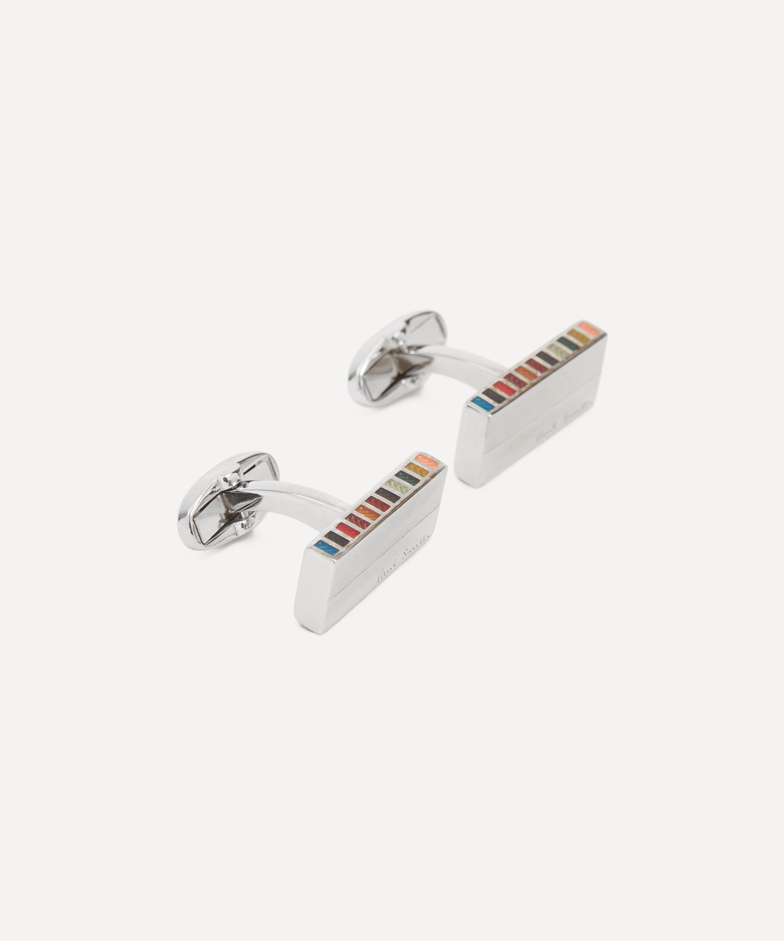 Paul Smith - Signature Stripe Edge Cufflinks image number 1