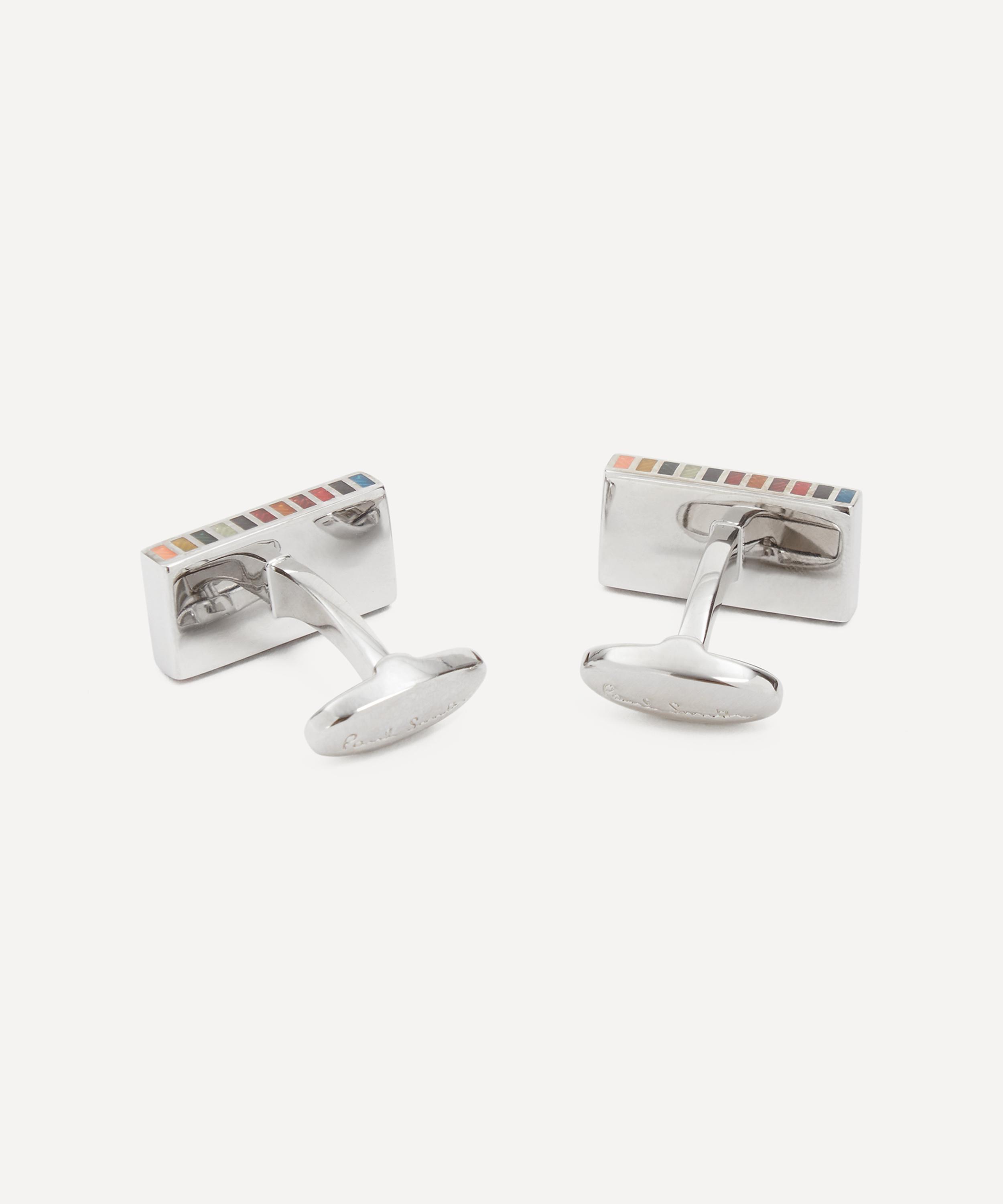 Paul Smith - Signature Stripe Edge Cufflinks image number 2