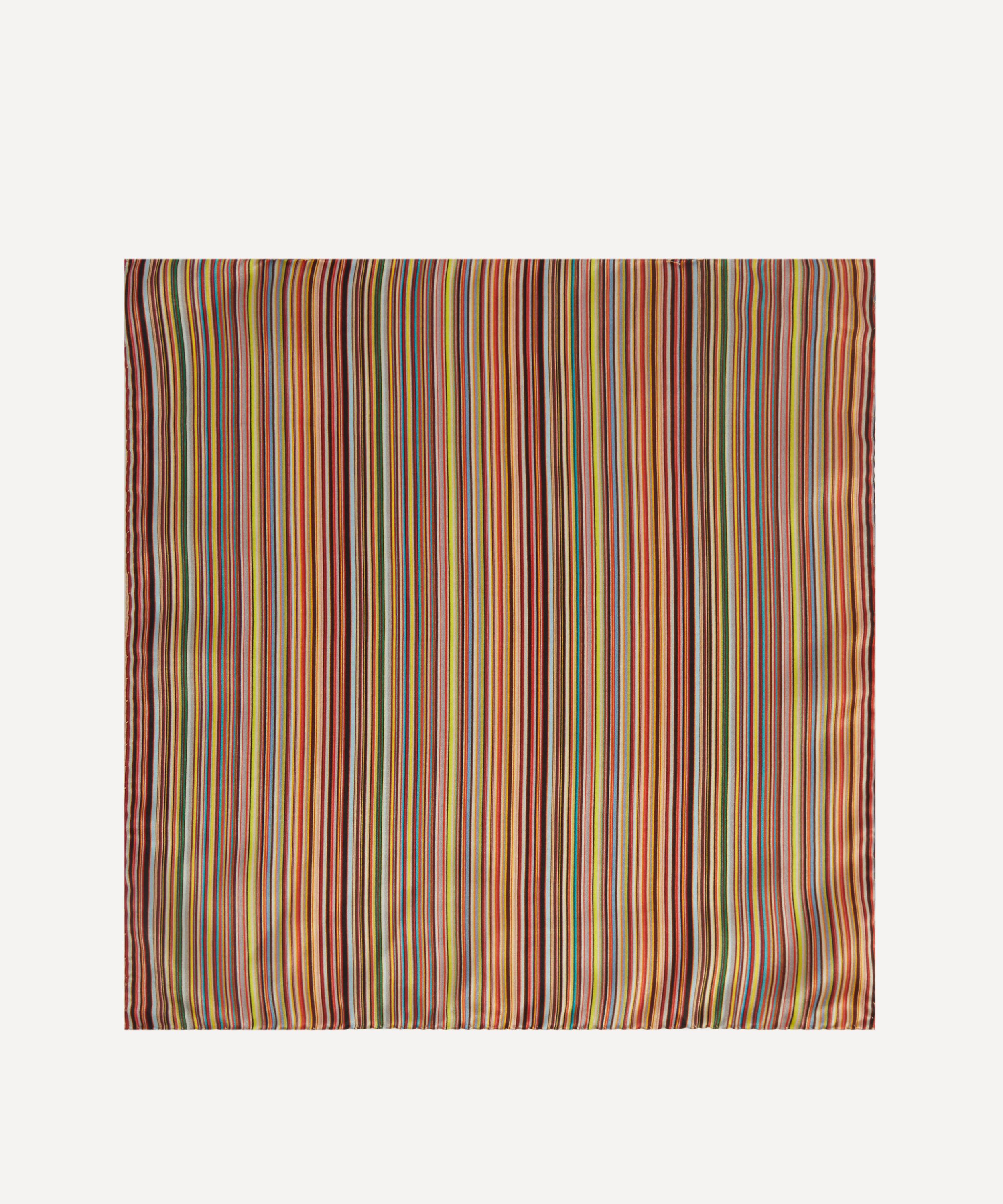 Paul Smith - Signature Stripe Silk Pocket Square image number 2