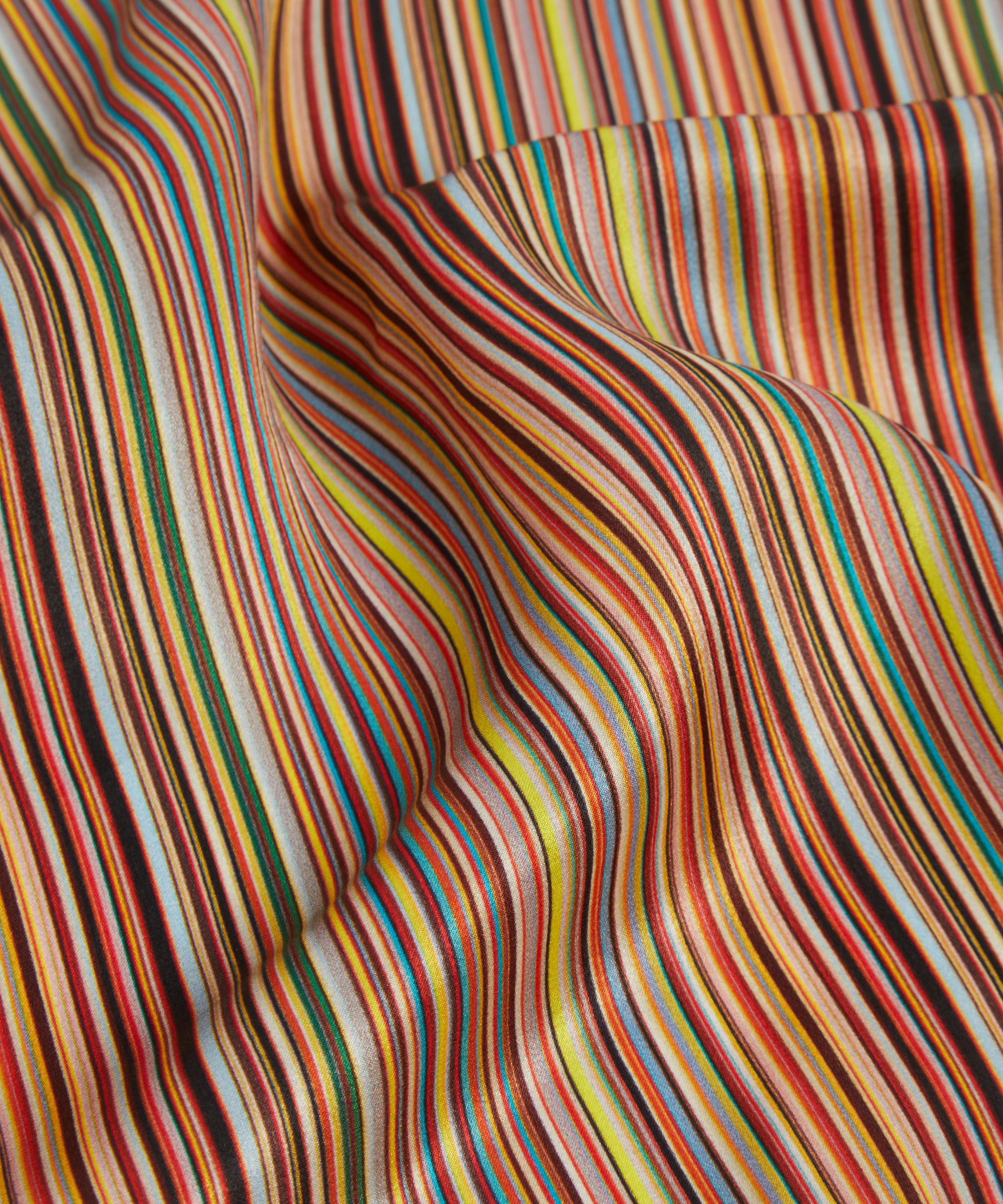 Paul Smith - Signature Stripe Silk Pocket Square image number 3