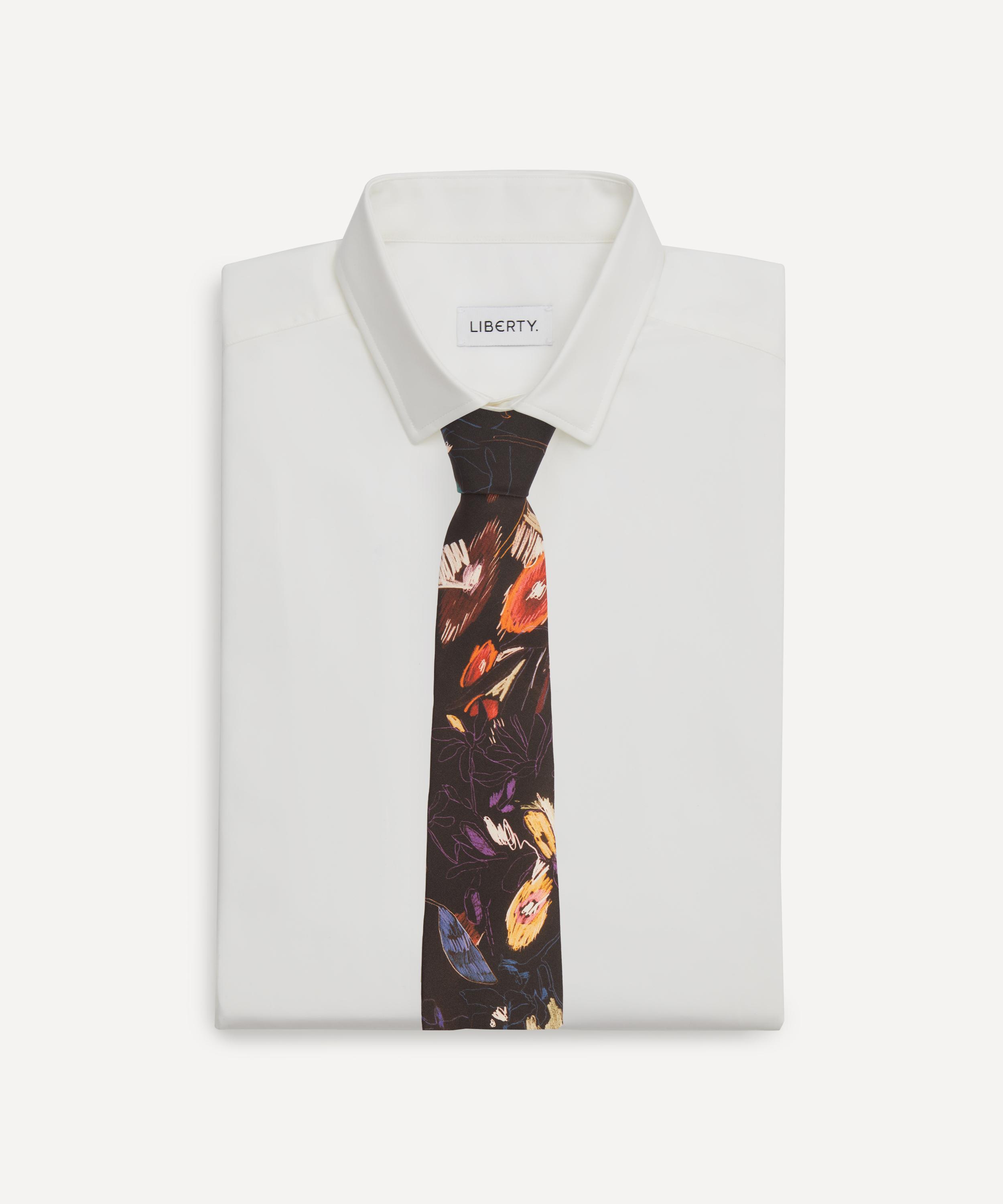 Paul Smith - Sketchbook Botanical Silk Tie image number 1