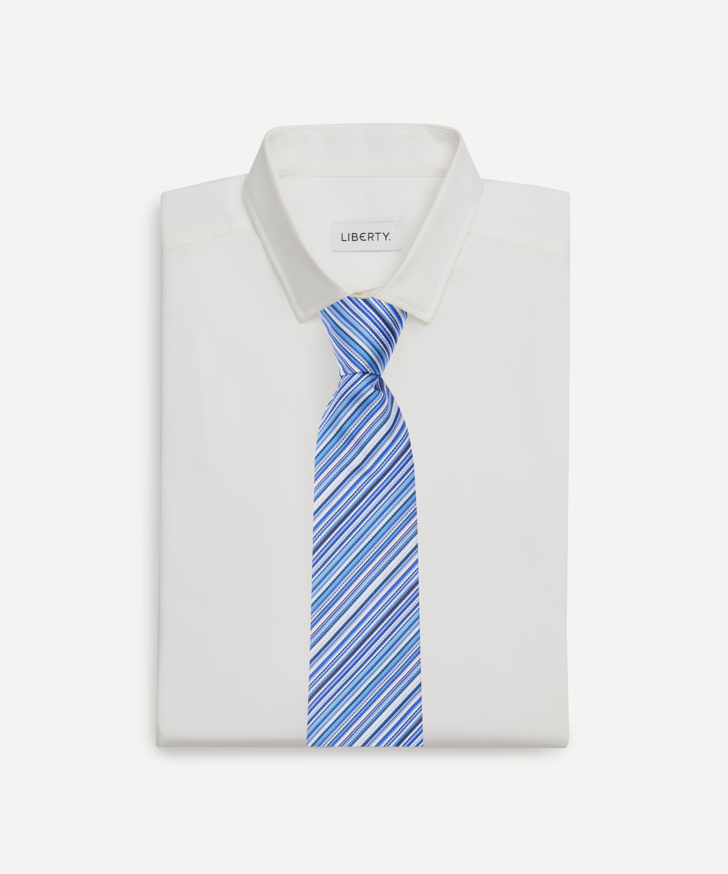 Paul Smith - Tonal Signature Stripe Silk Tie image number 1