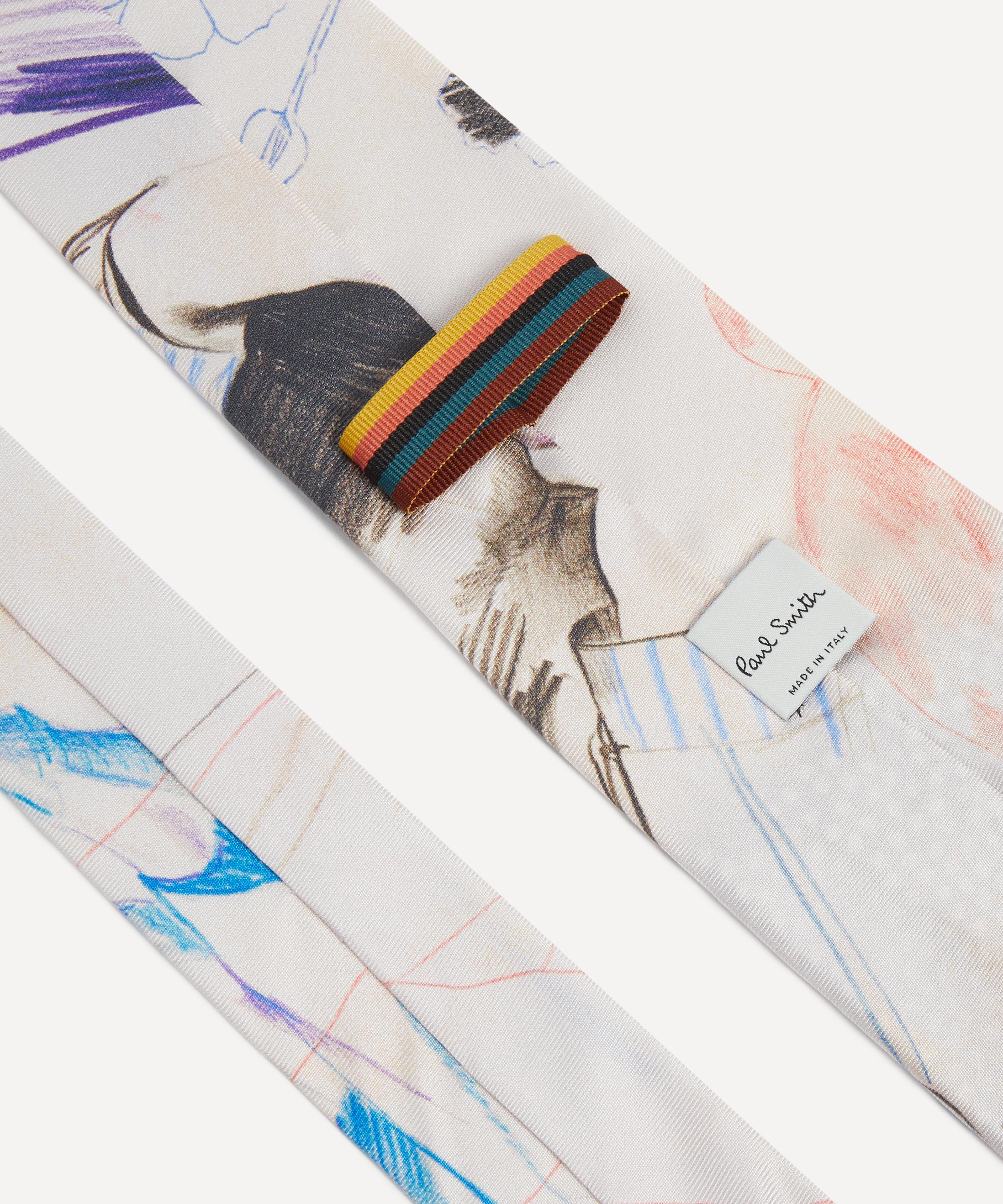 Paul Smith - Sketchbook Pages Silk Tie image number 2