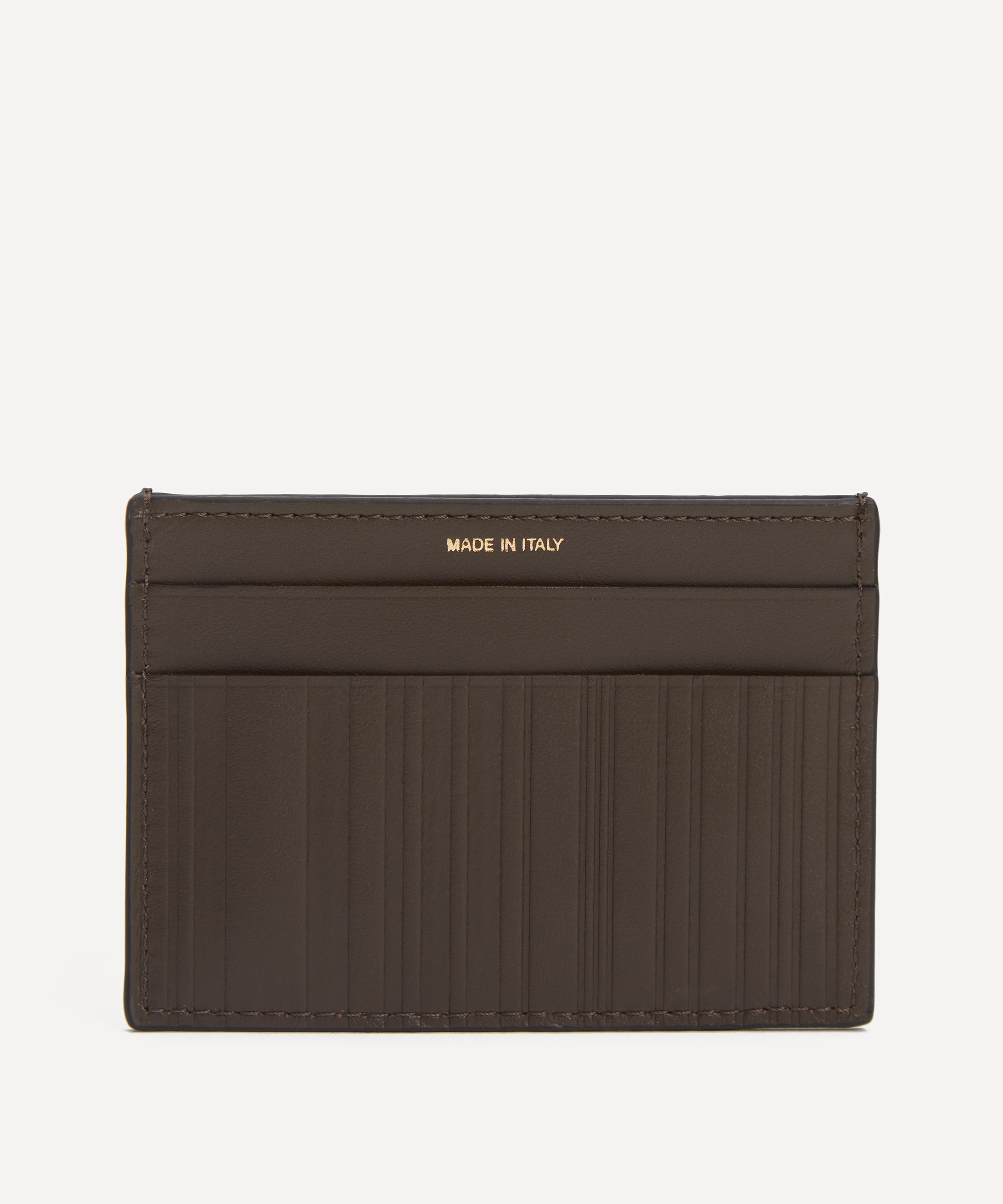 Paul Smith - Shadow Stripe Leather Card Holder image number 2