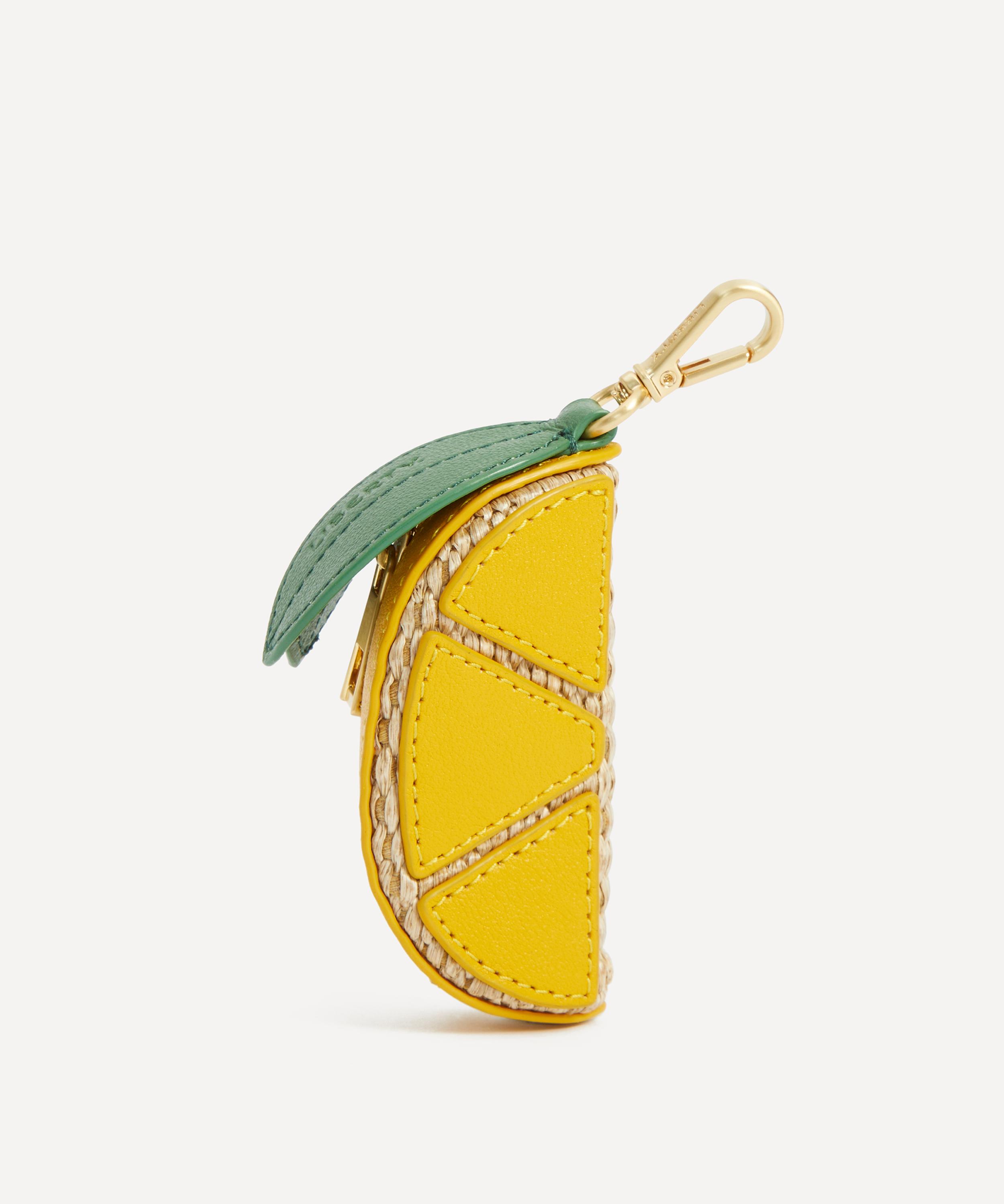 Liberty - Raffia Lemon Coin Purse