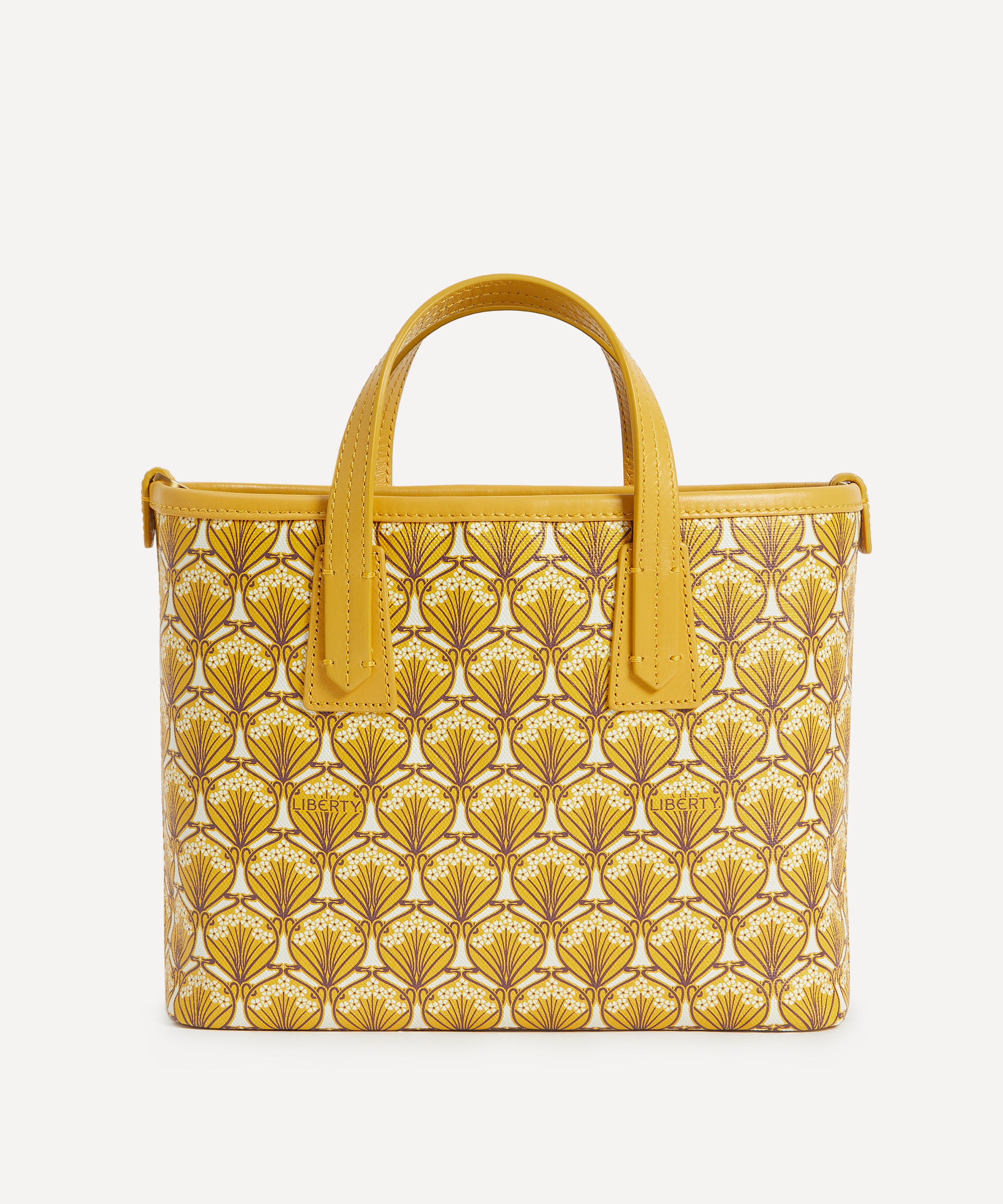 Liberty - Iphis Yellow Mini Marlborough Tote Bag image number 3