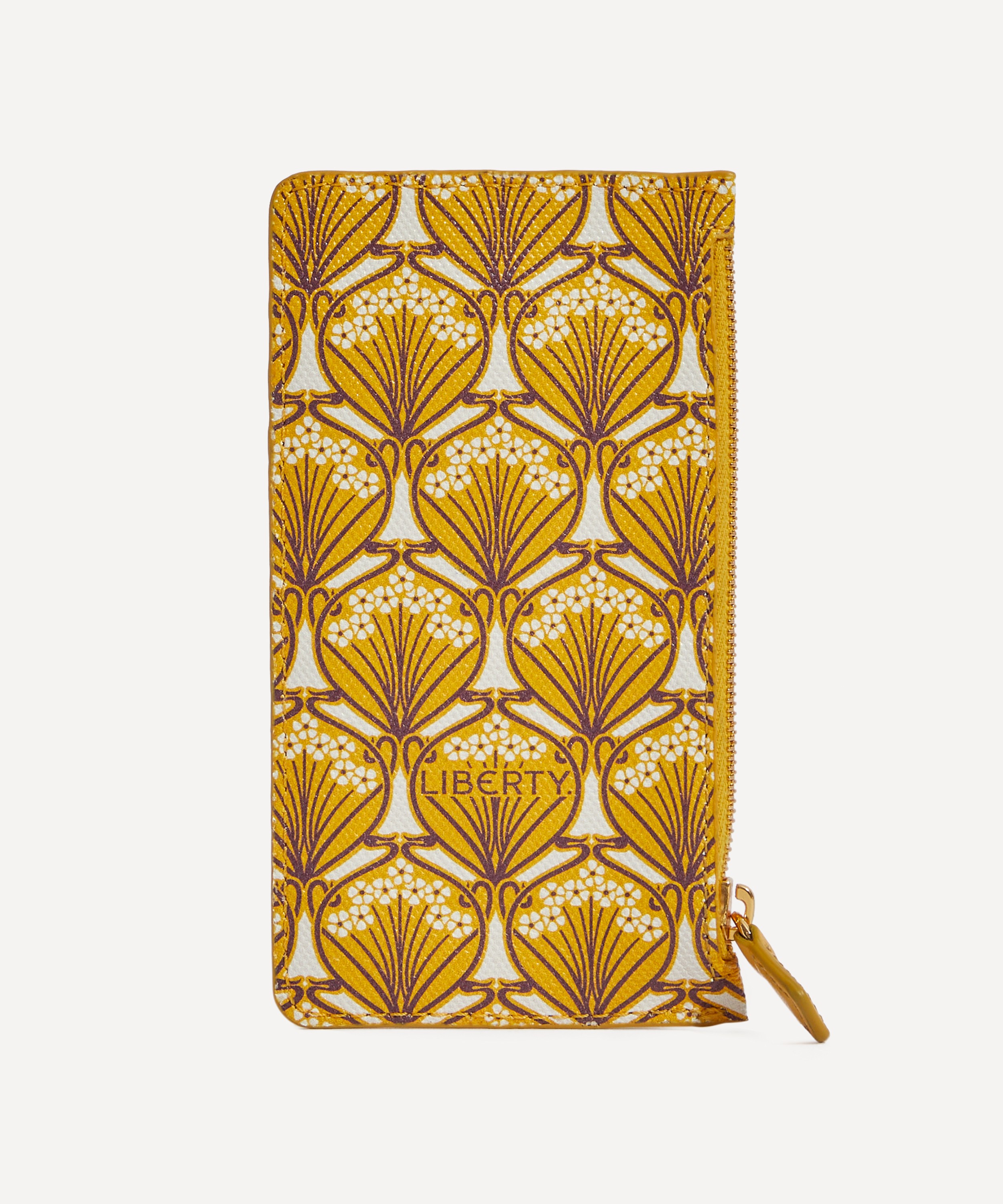 Liberty - Iphis Yellow Zipped Card Case image number 0