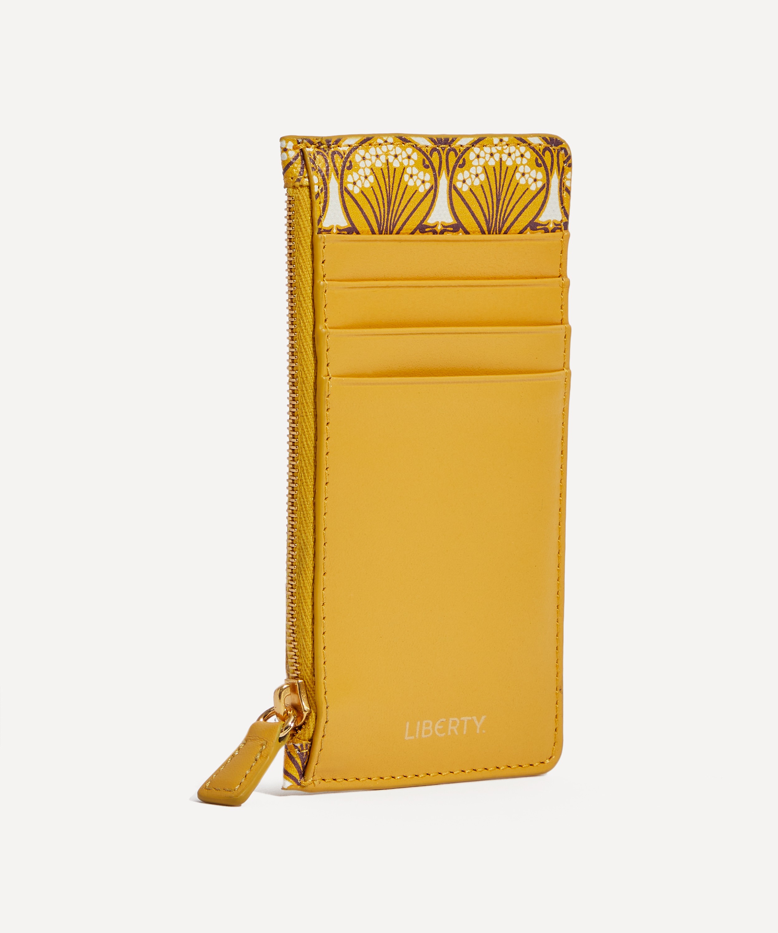 Liberty - Iphis Yellow Zipped Card Case image number 1