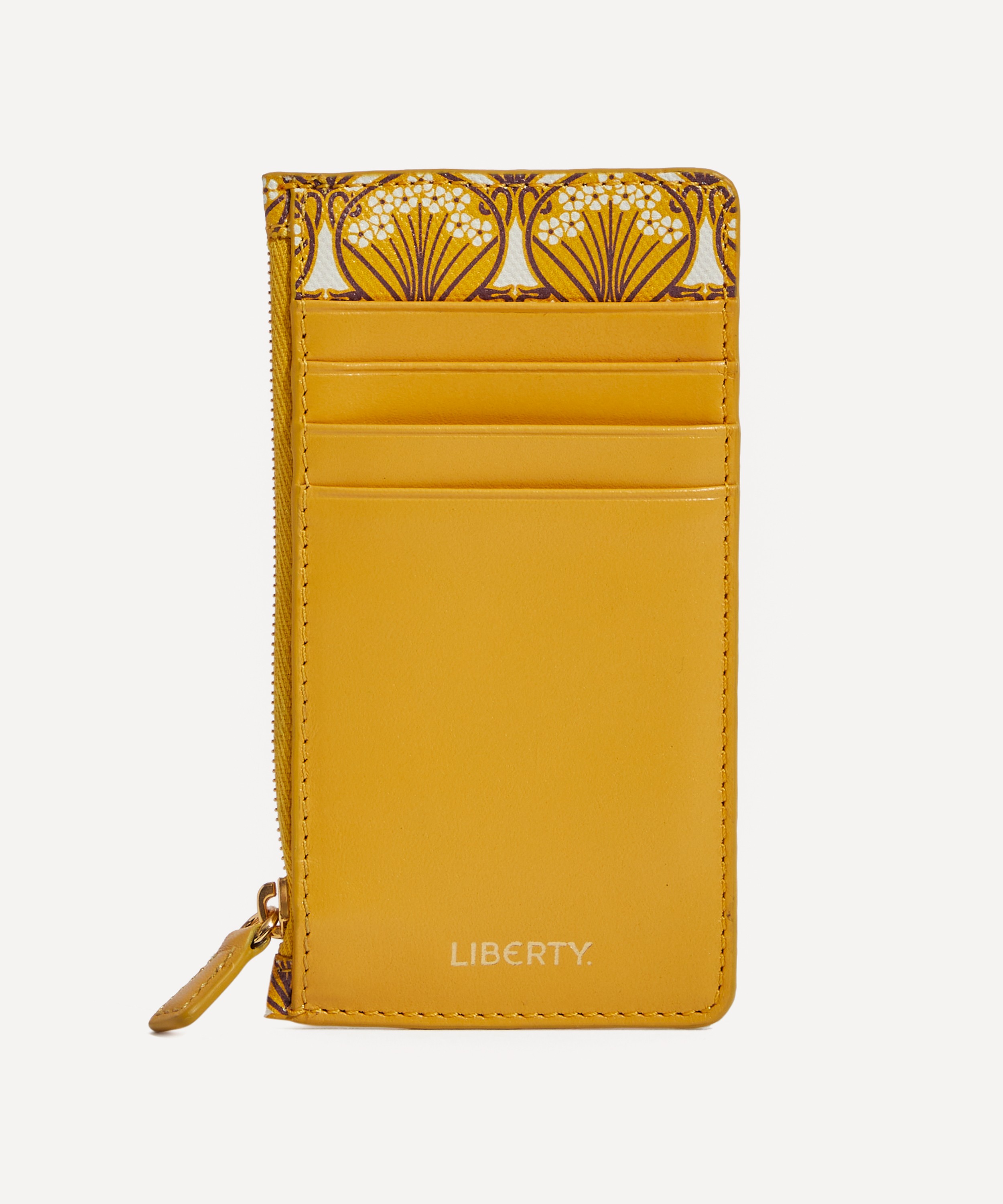 Liberty - Iphis Yellow Zipped Card Case image number 2