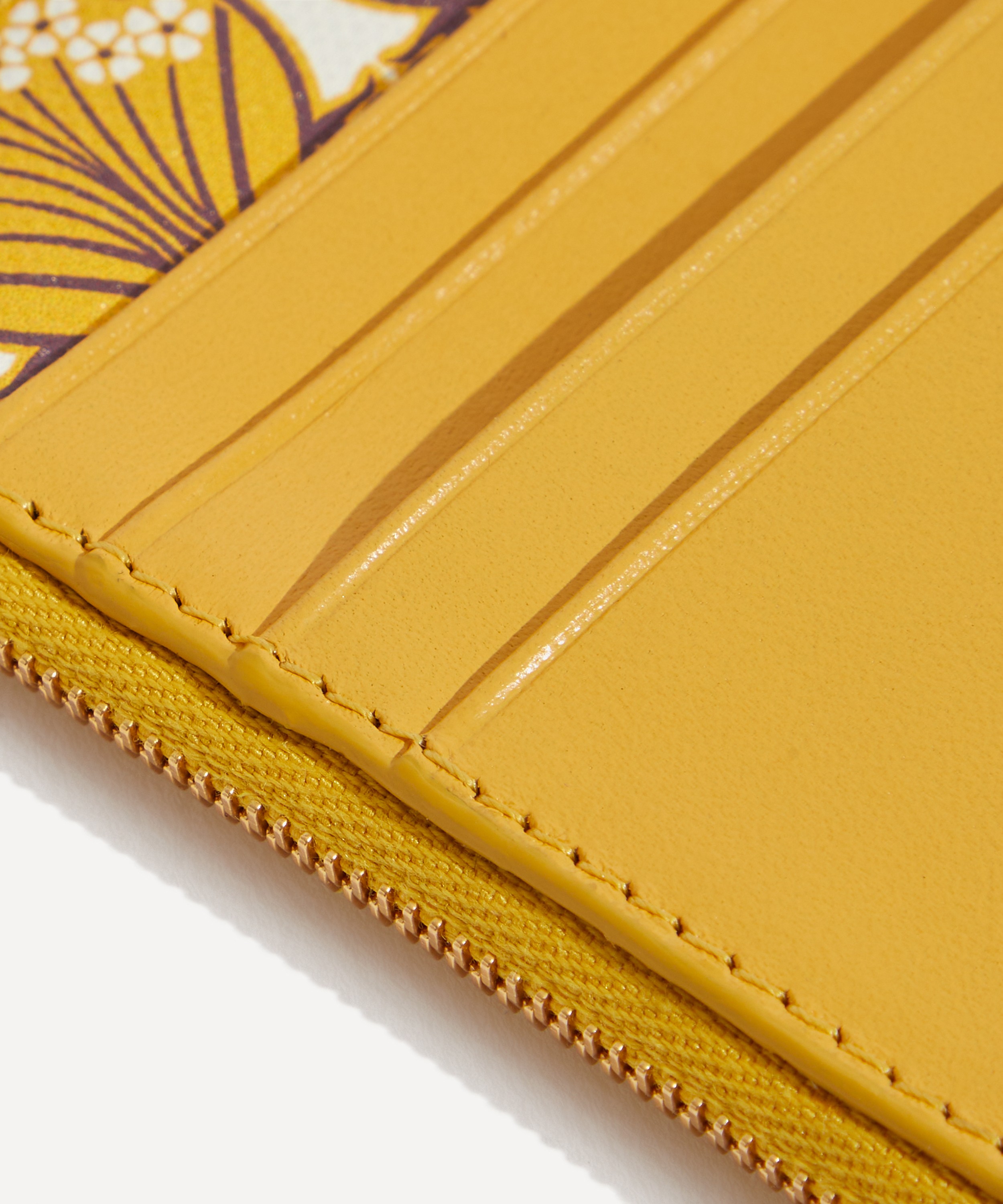 Liberty - Iphis Yellow Zipped Card Case image number 3