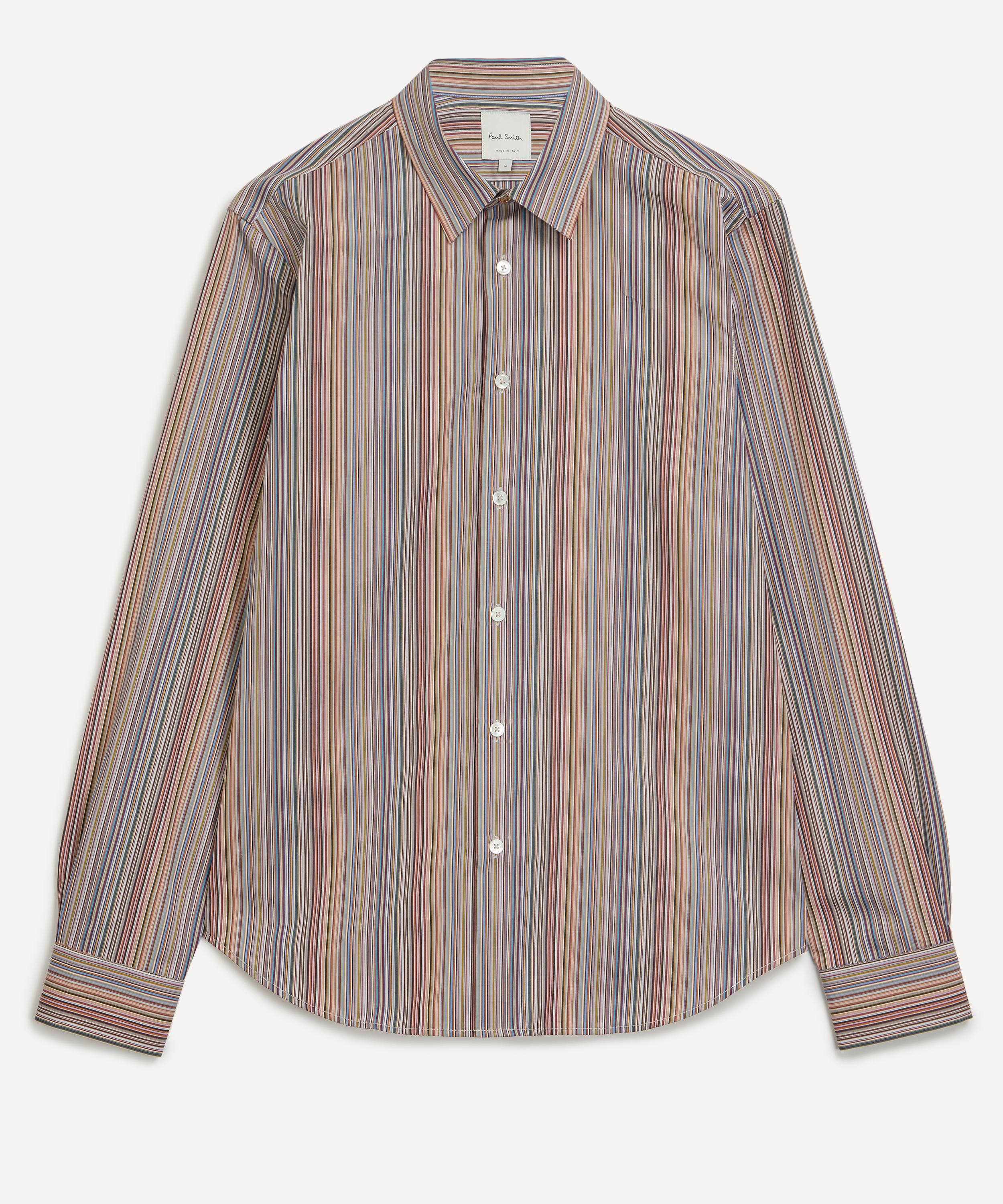 Paul Smith - Artist Stripe Slim Fit Cotton Shirt  image number 0