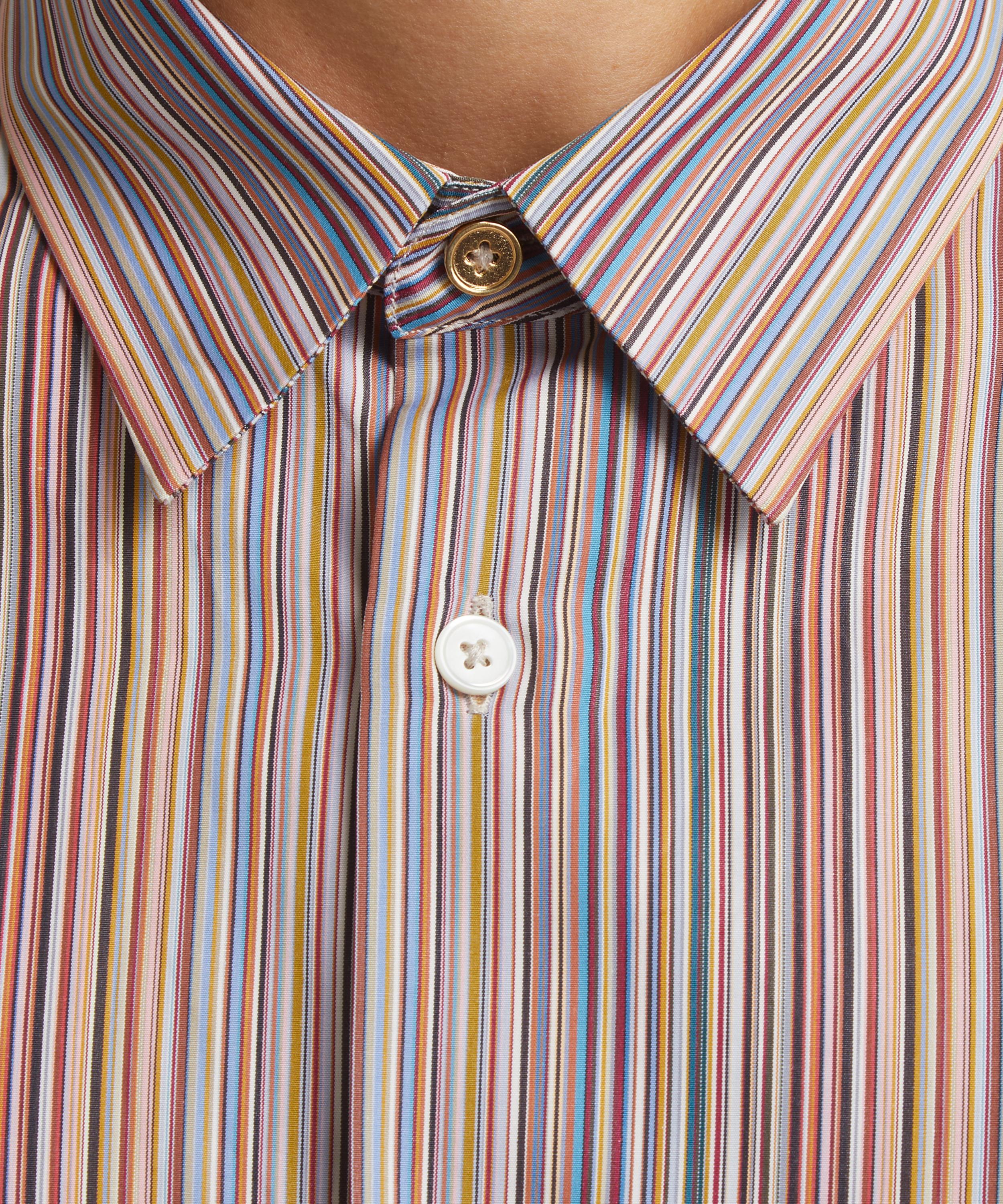 Paul Smith - Artist Stripe Slim Fit Cotton Shirt  image number 4