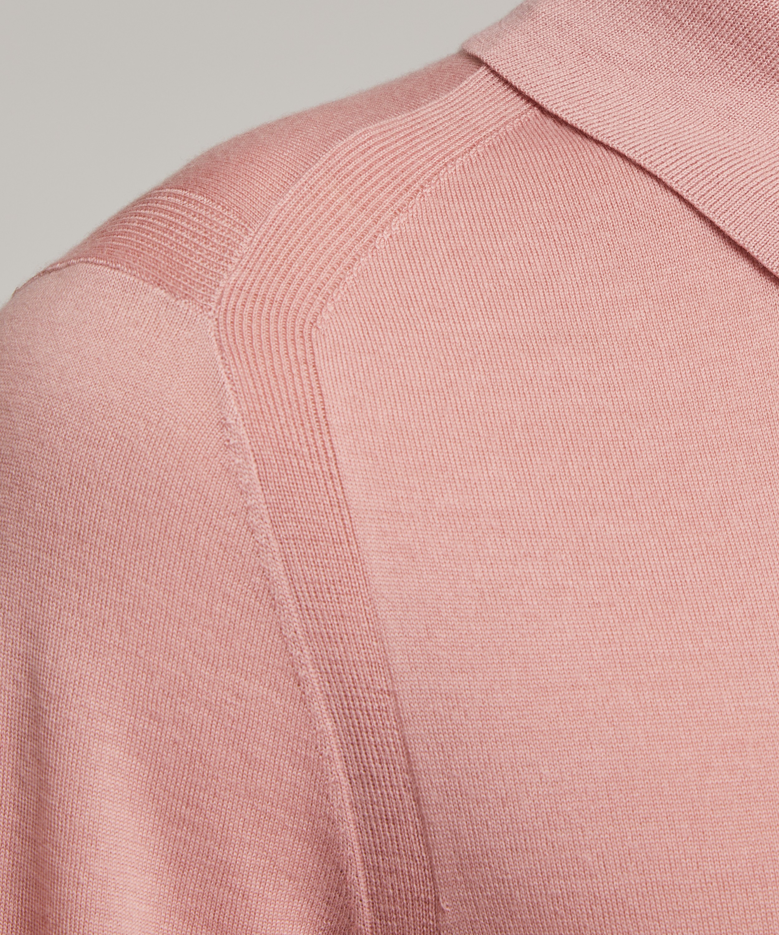 Paul Smith - Pink Knitted Polo  image number 4