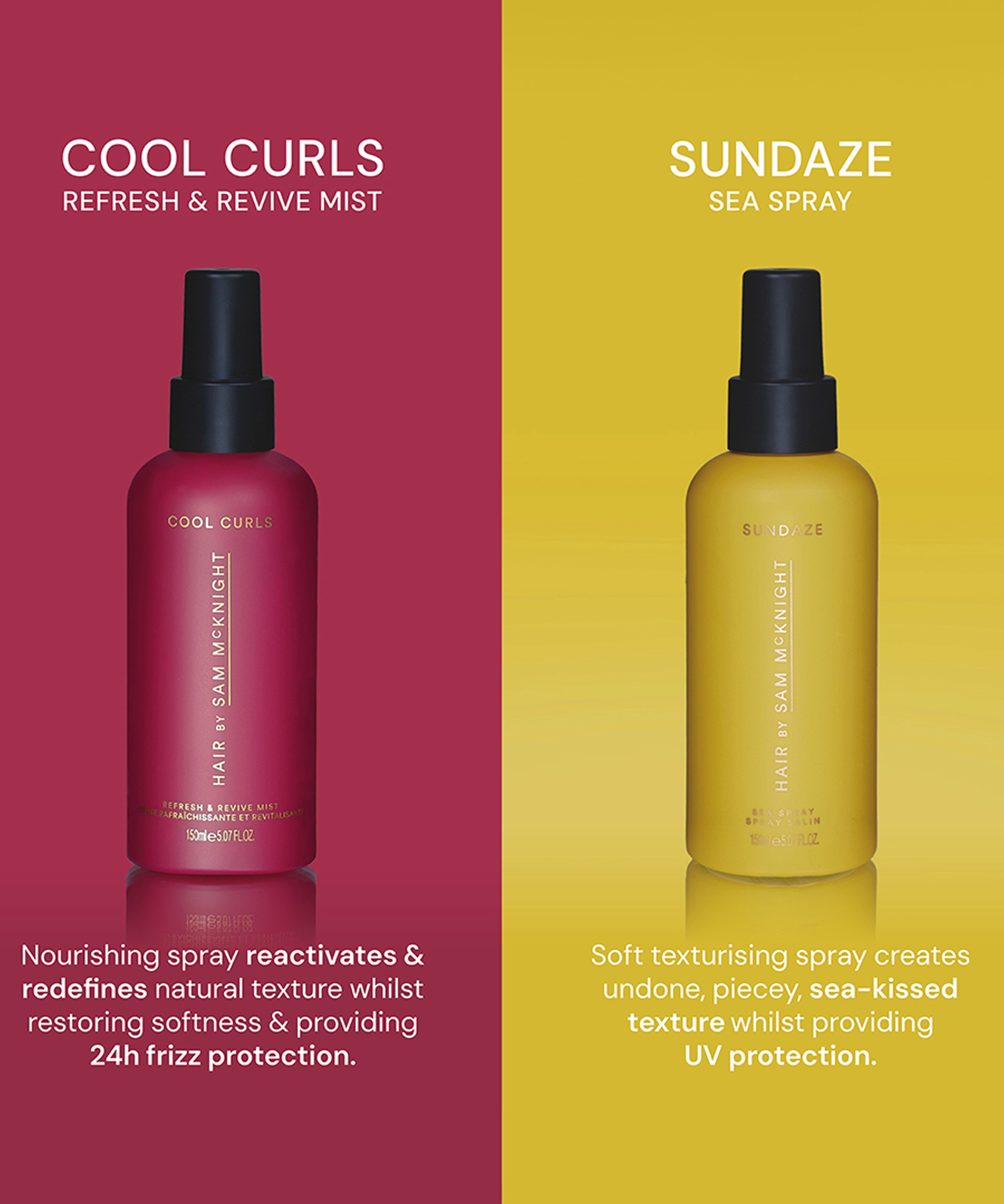 Hair by Sam McKnight - Cool Curls Refresh and Revive Mist 150ml image number 6