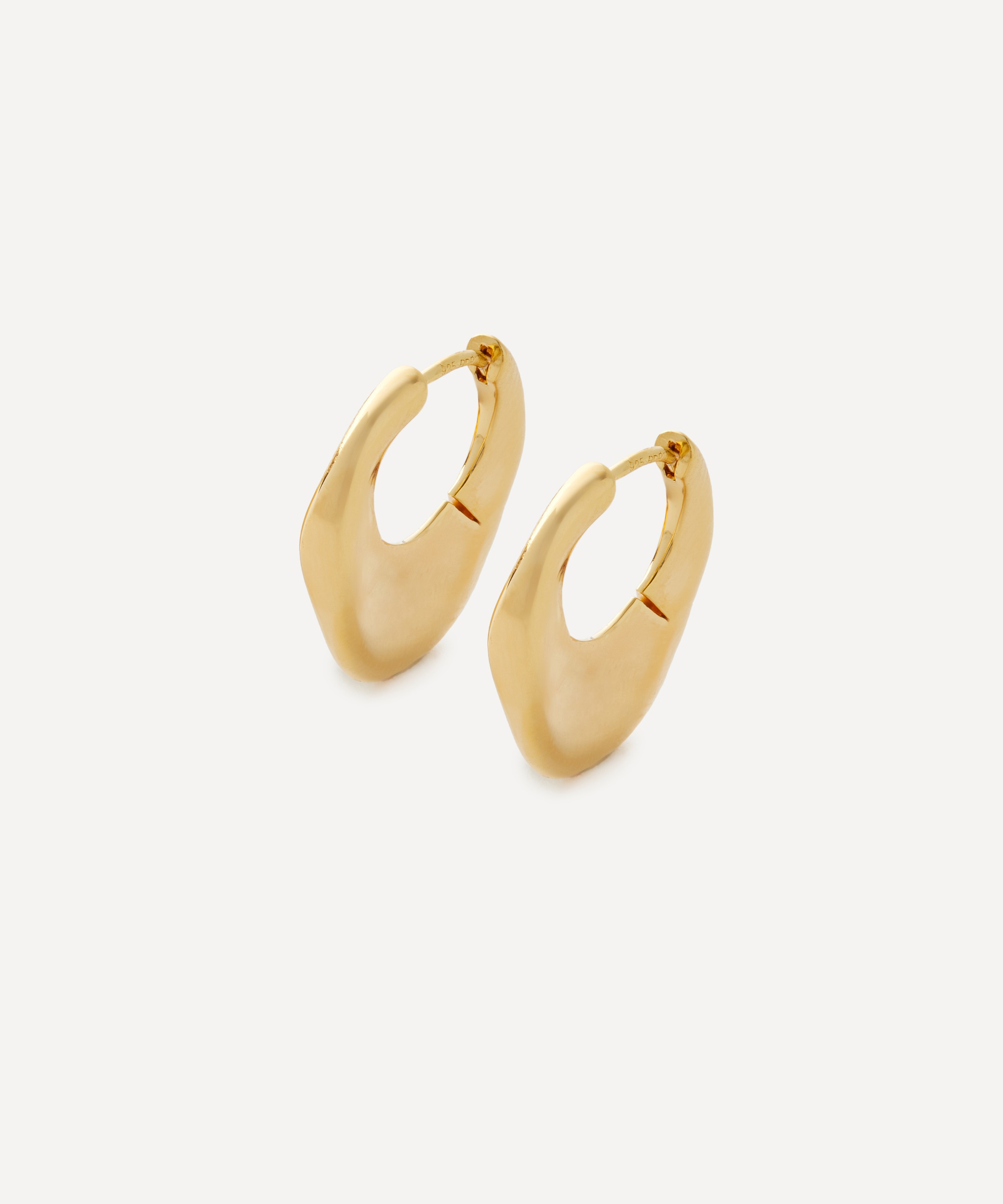 PDPAOLA - 18ct Gold-Plated Volcano Hoop Earrings image number 0