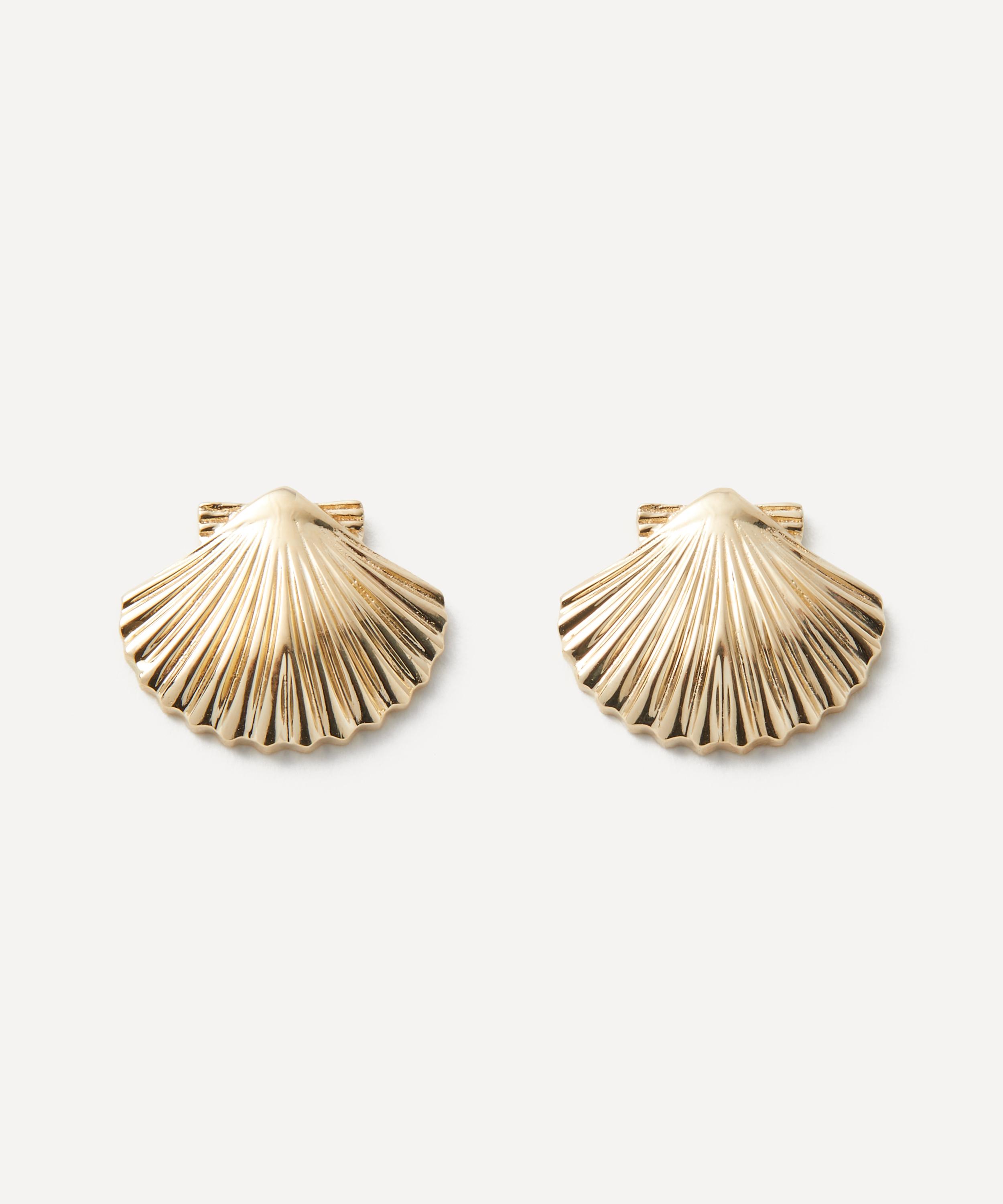 Mateo - 14ct Gold Small Venus Stud Earrings