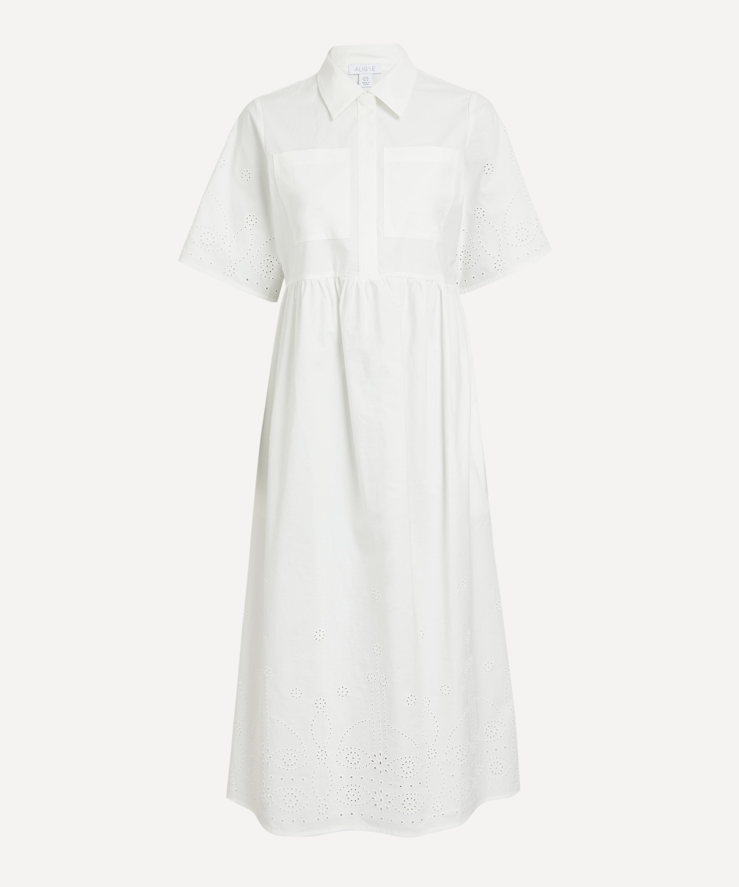 Aligne - Gabriella Short Sleeve Broderie Dress