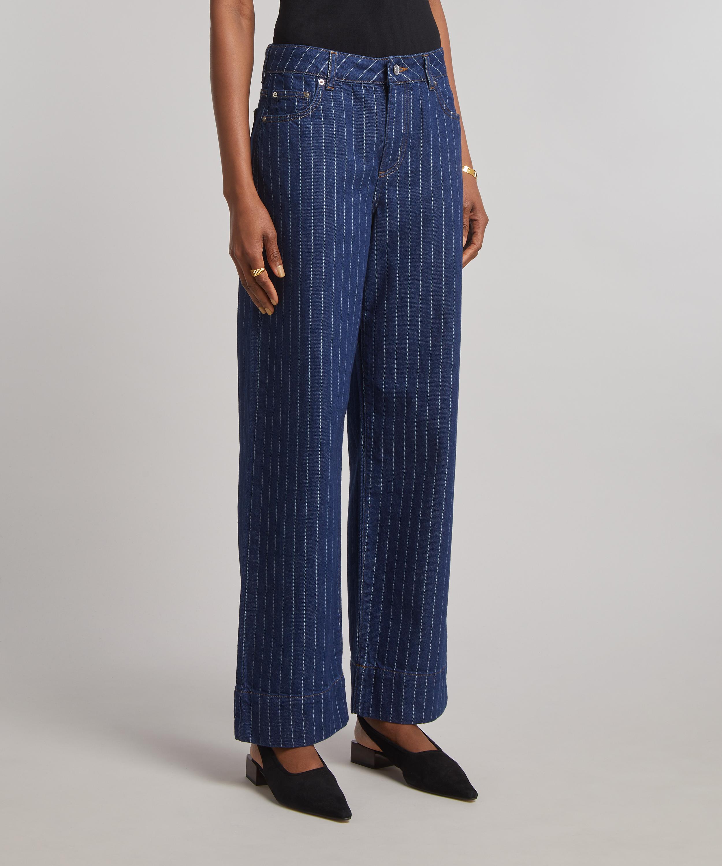 Aligne - Miso Denim Pinstripe Straight Leg Jean image number 2