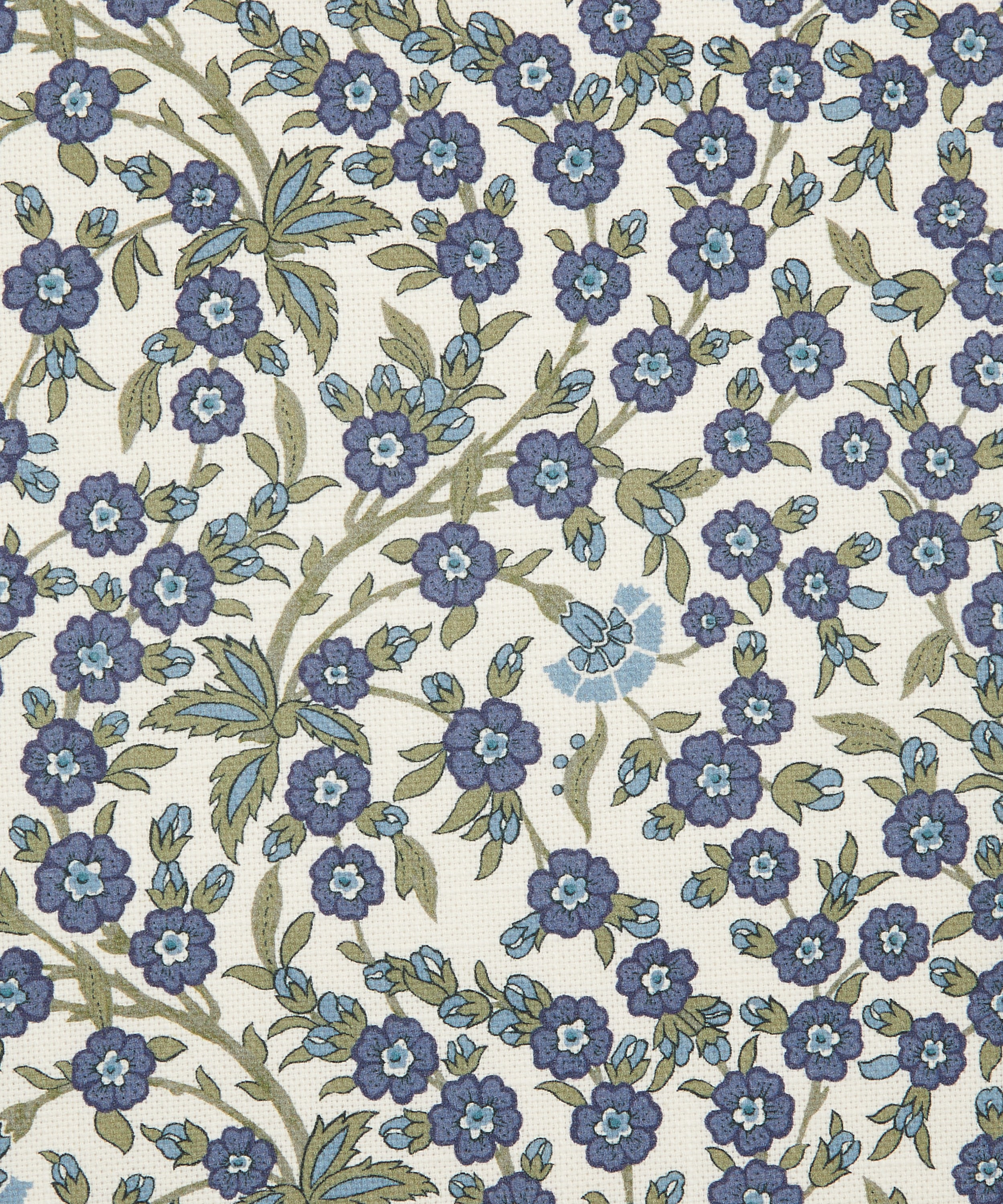 Liberty Interiors - Empress Vine Cotton in Flax Flower