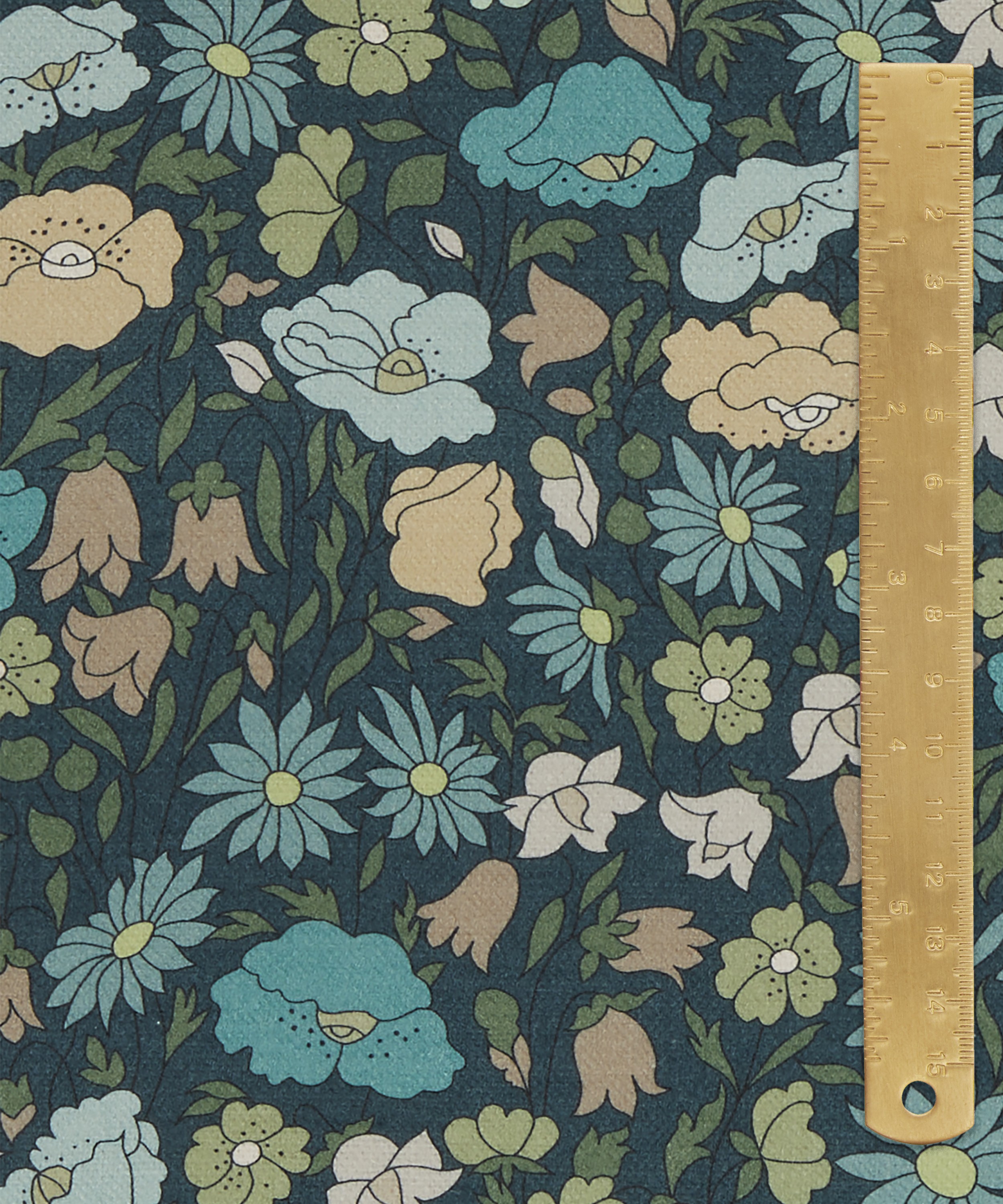 Liberty Interiors - Poppy Meadowfield Cotton in Scarab image number 4